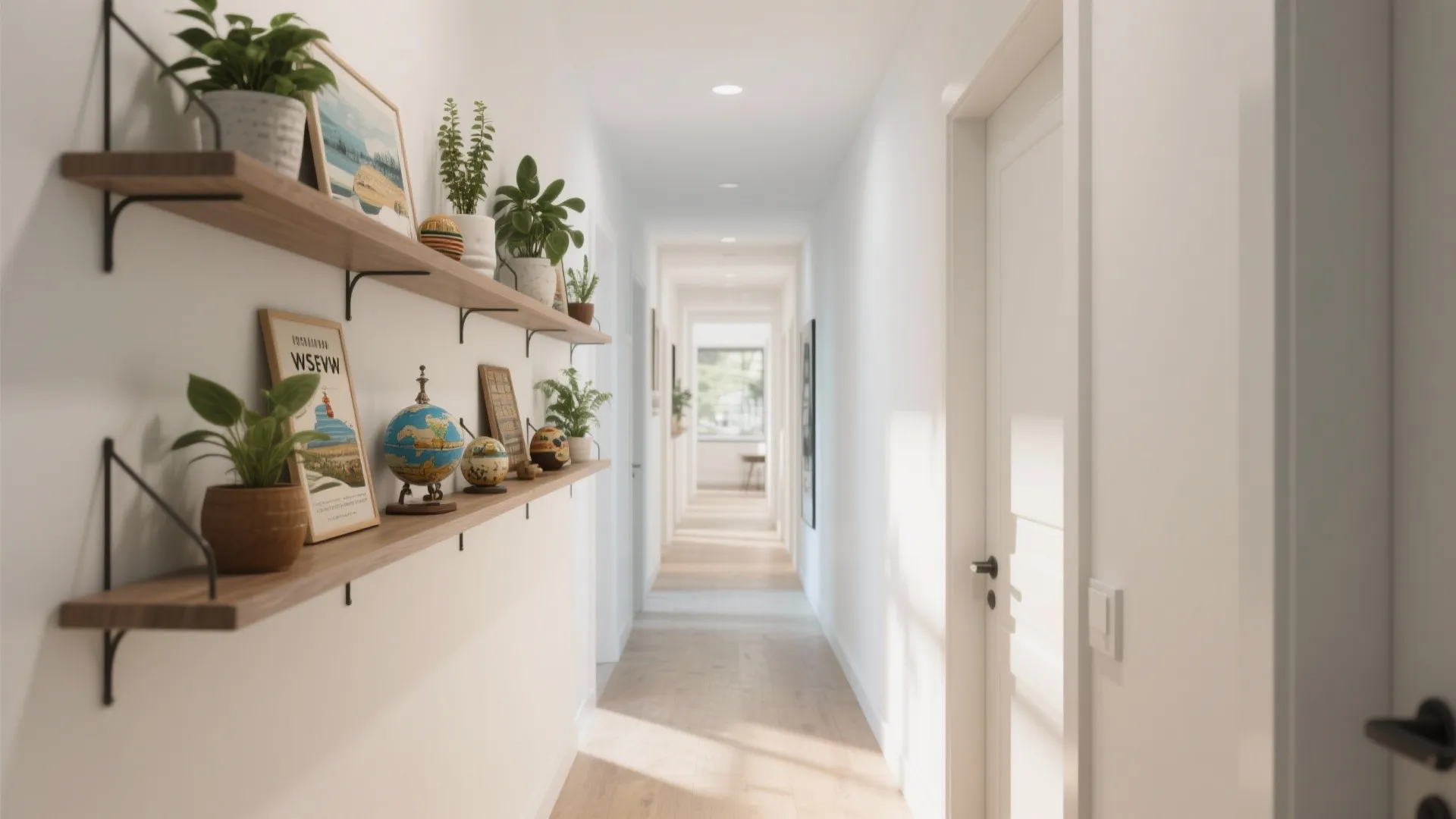 3. Wall-Mounted Shelves