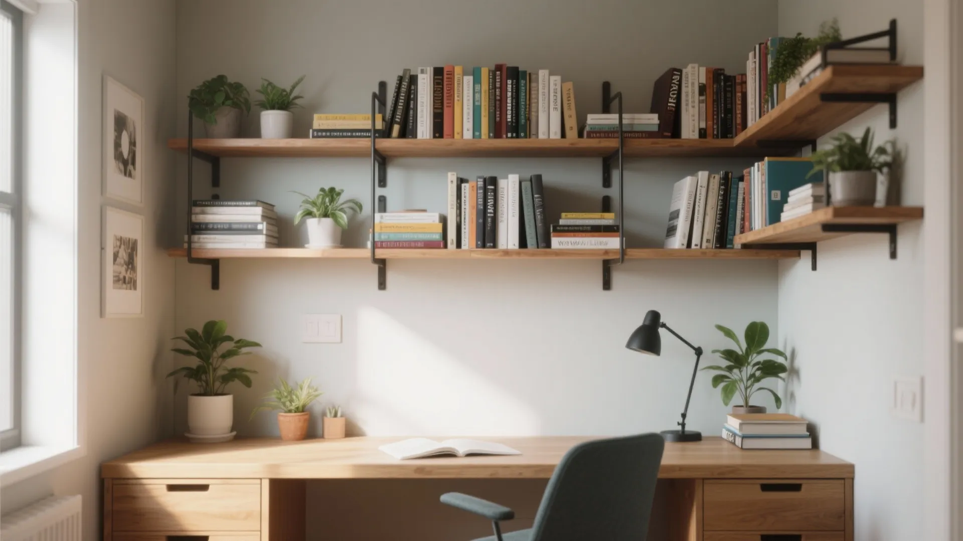 Wall-Mounted Shelving
