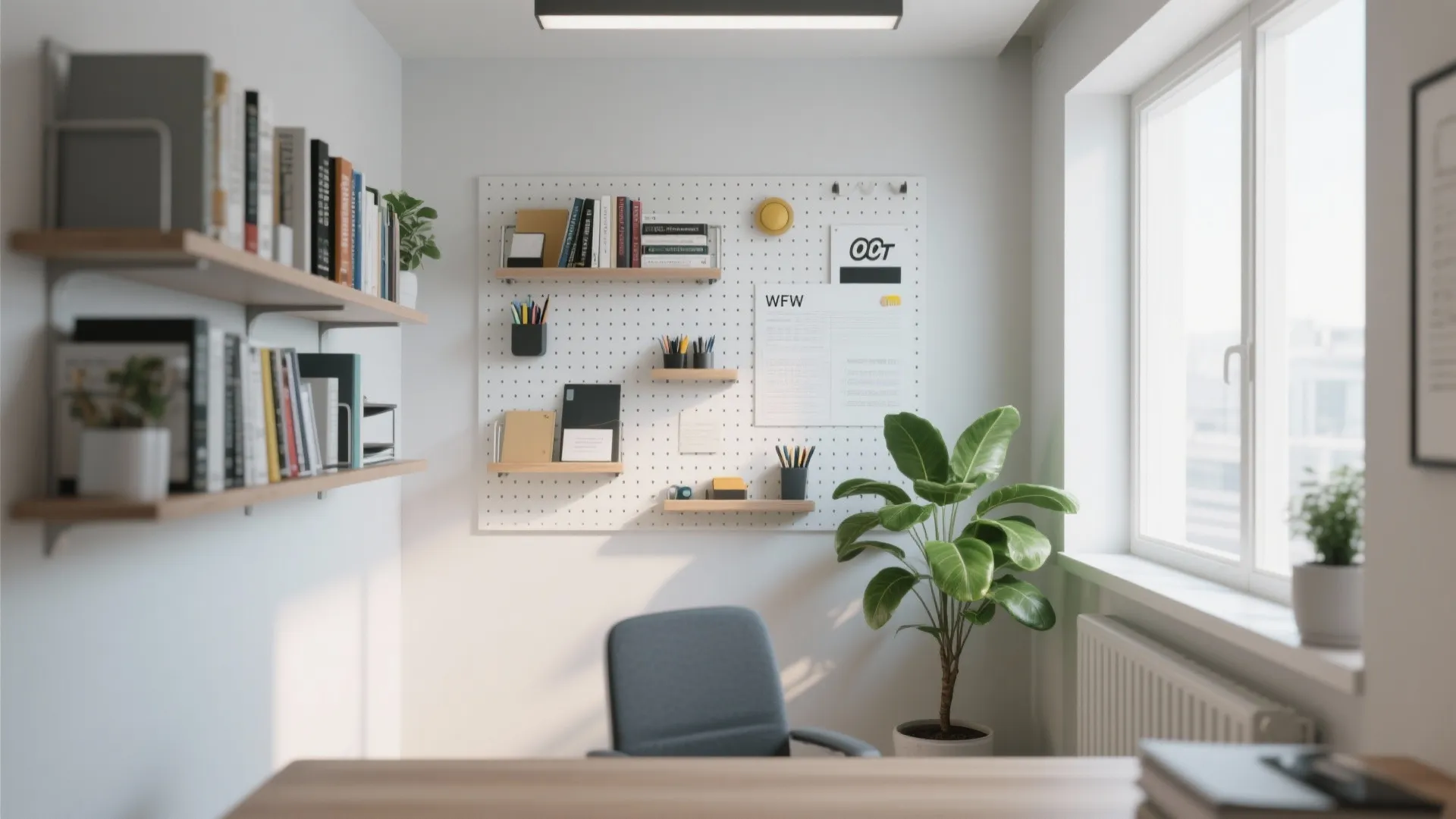 2. Wall-Mounted Storage