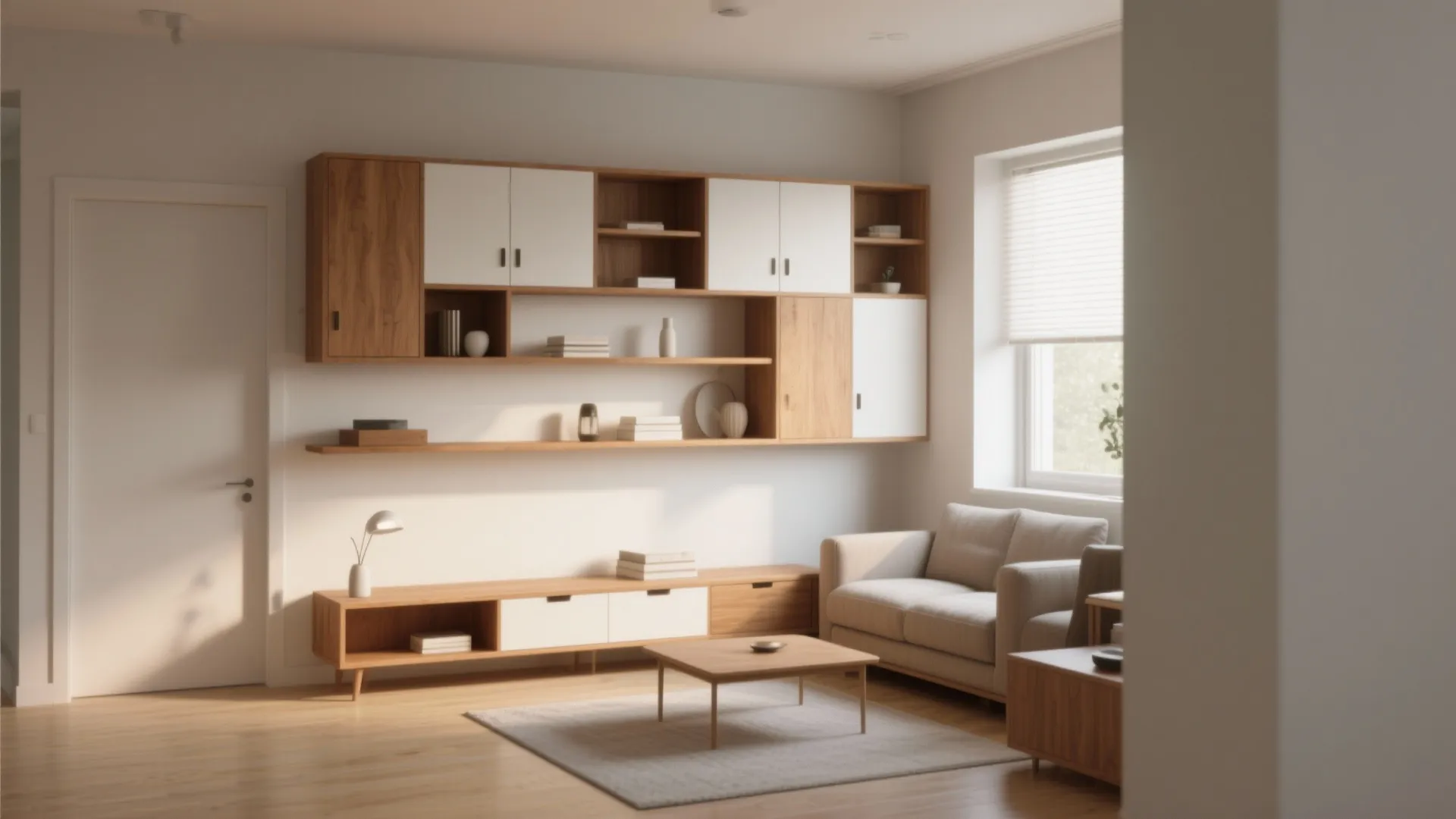 1. Wall-Mounted Storage Units