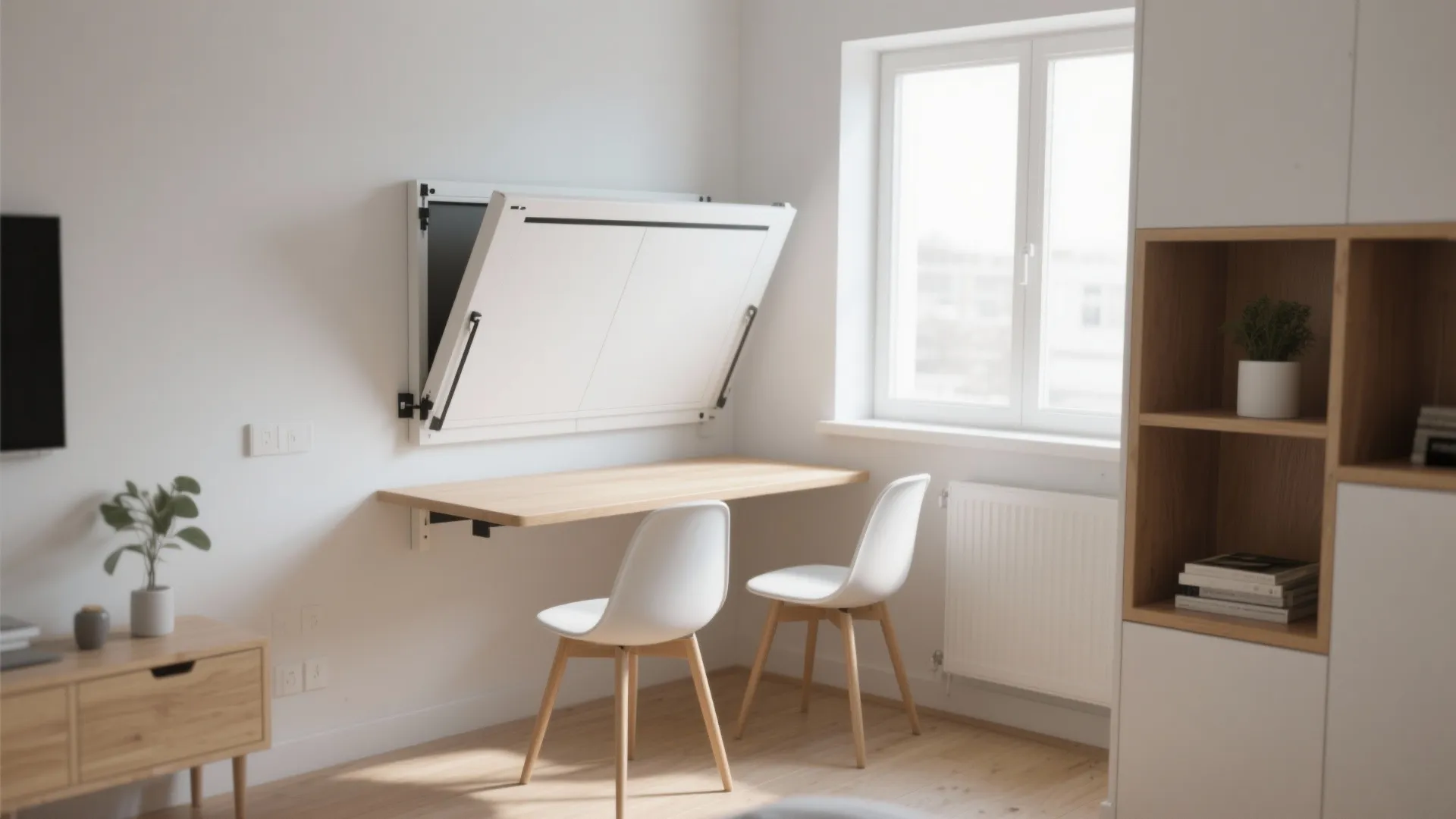 6. Wall-mounted drop tables