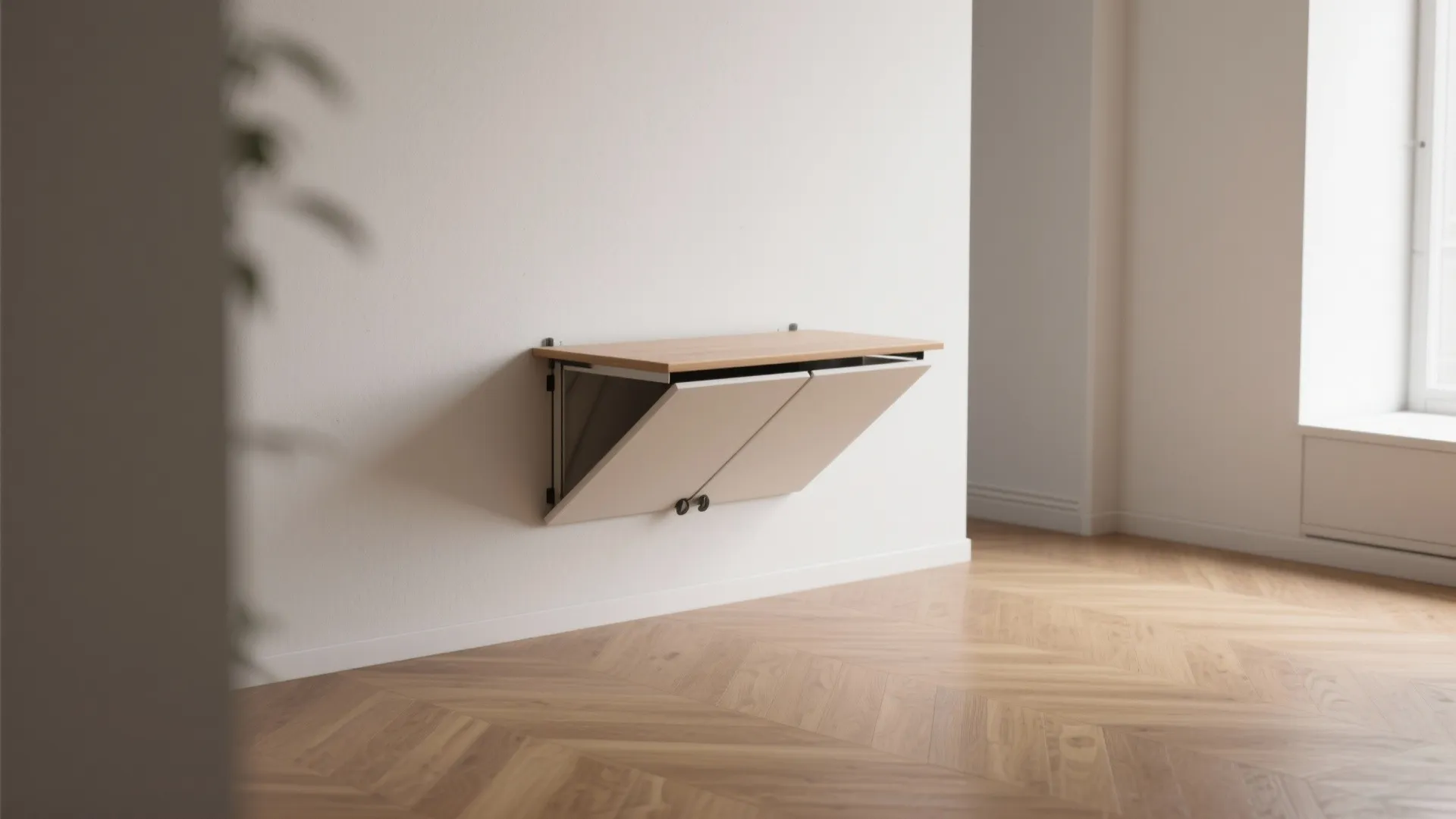 9. Wall-mounted Folding Table