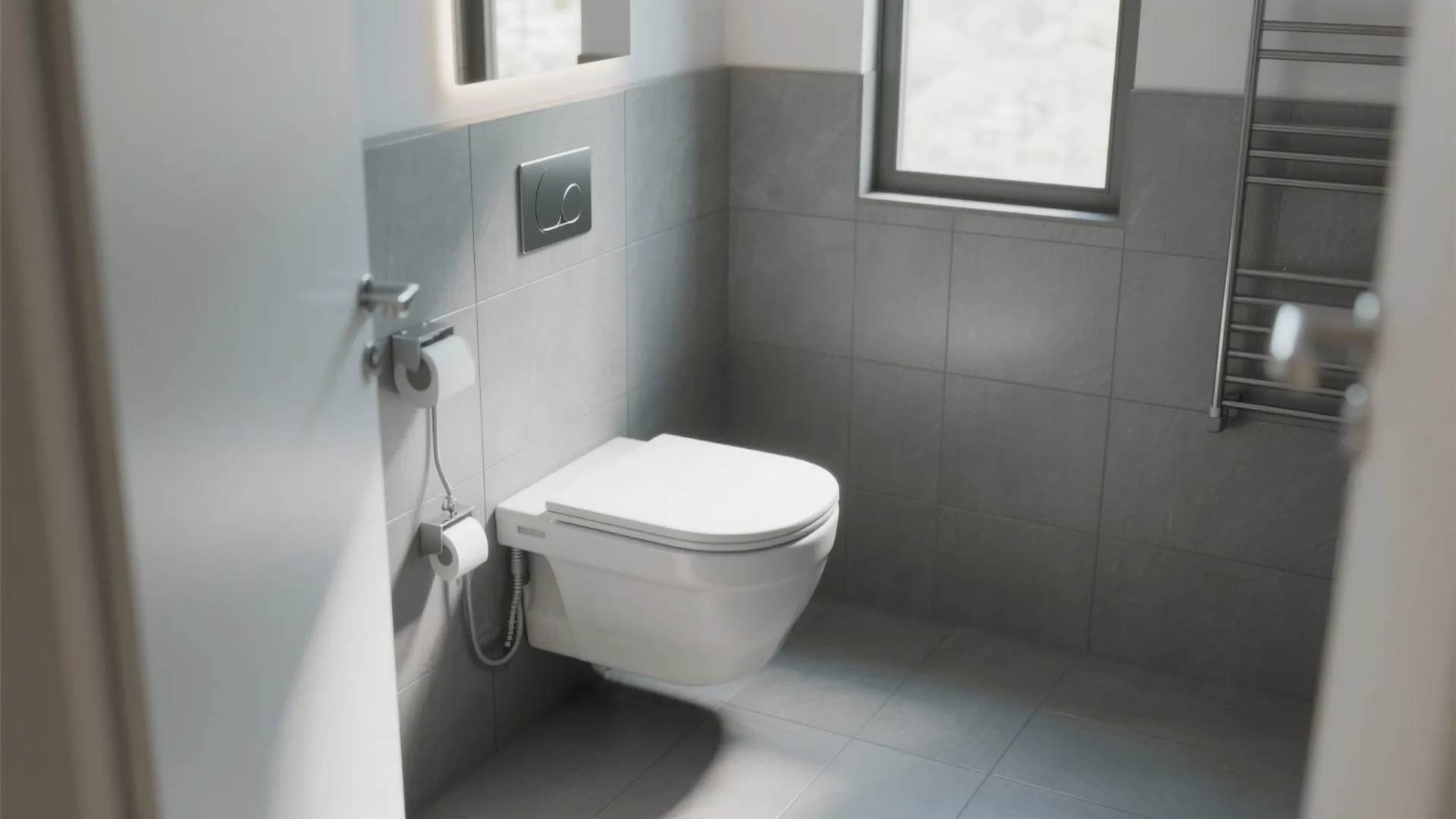 8. Wall-Mounted Toilets