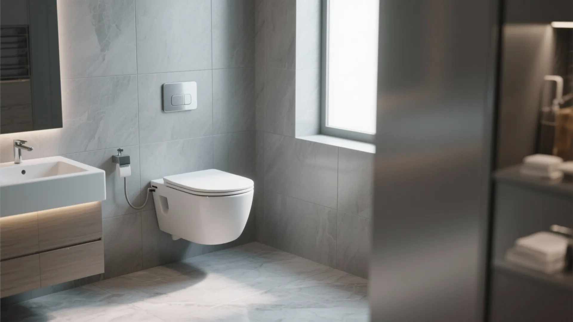 8. Wall-Mounted Toilets
