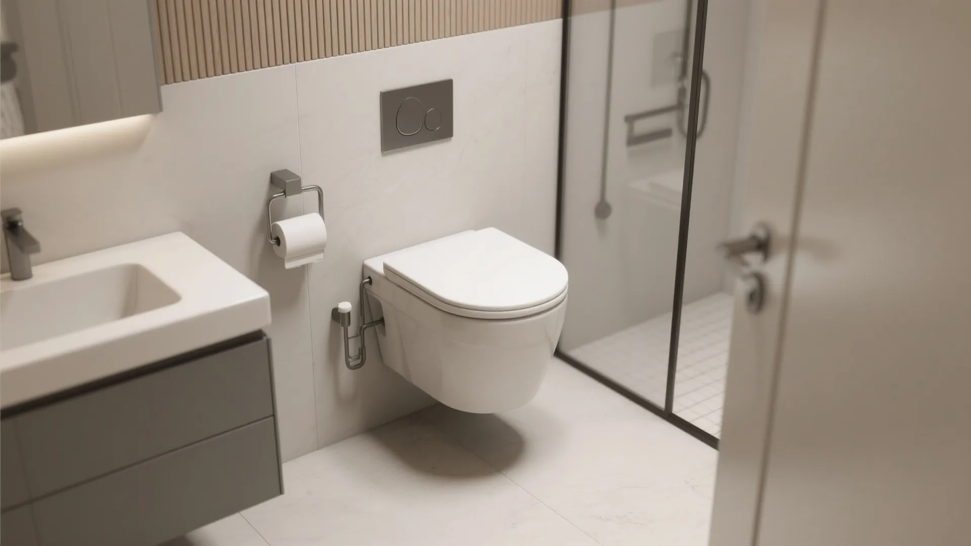 8. Wall-Mounted Toilets