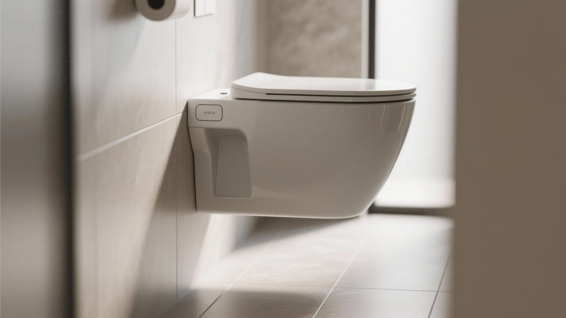 2. Wall-Mounted Toilet