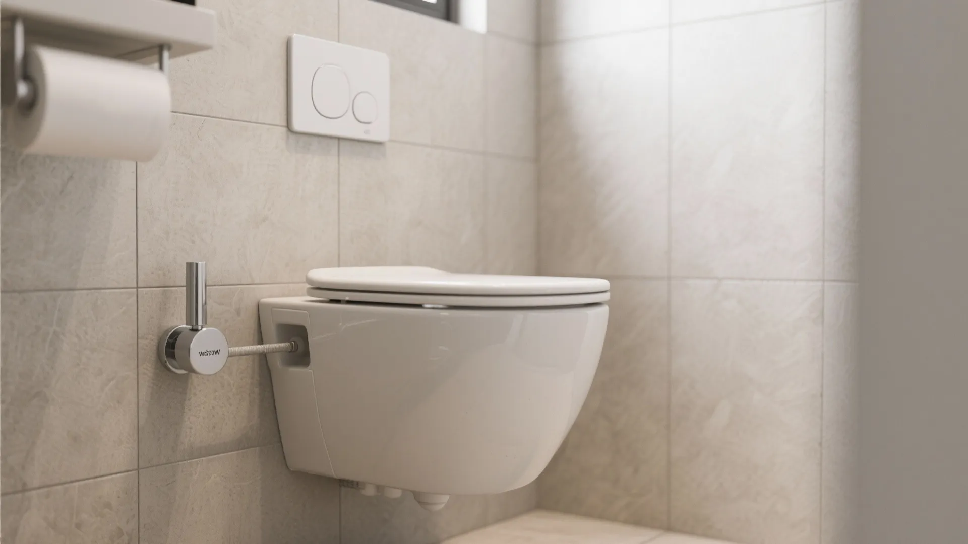 5. Wall-Mounted Toilet