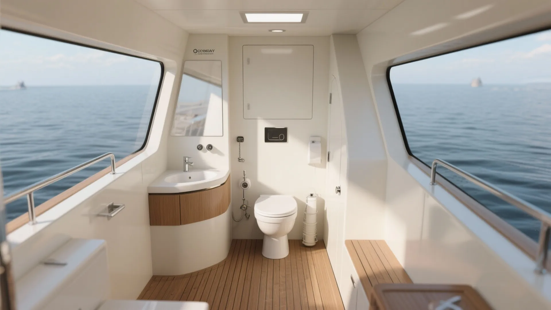 2. Wall-Mounted Toilet