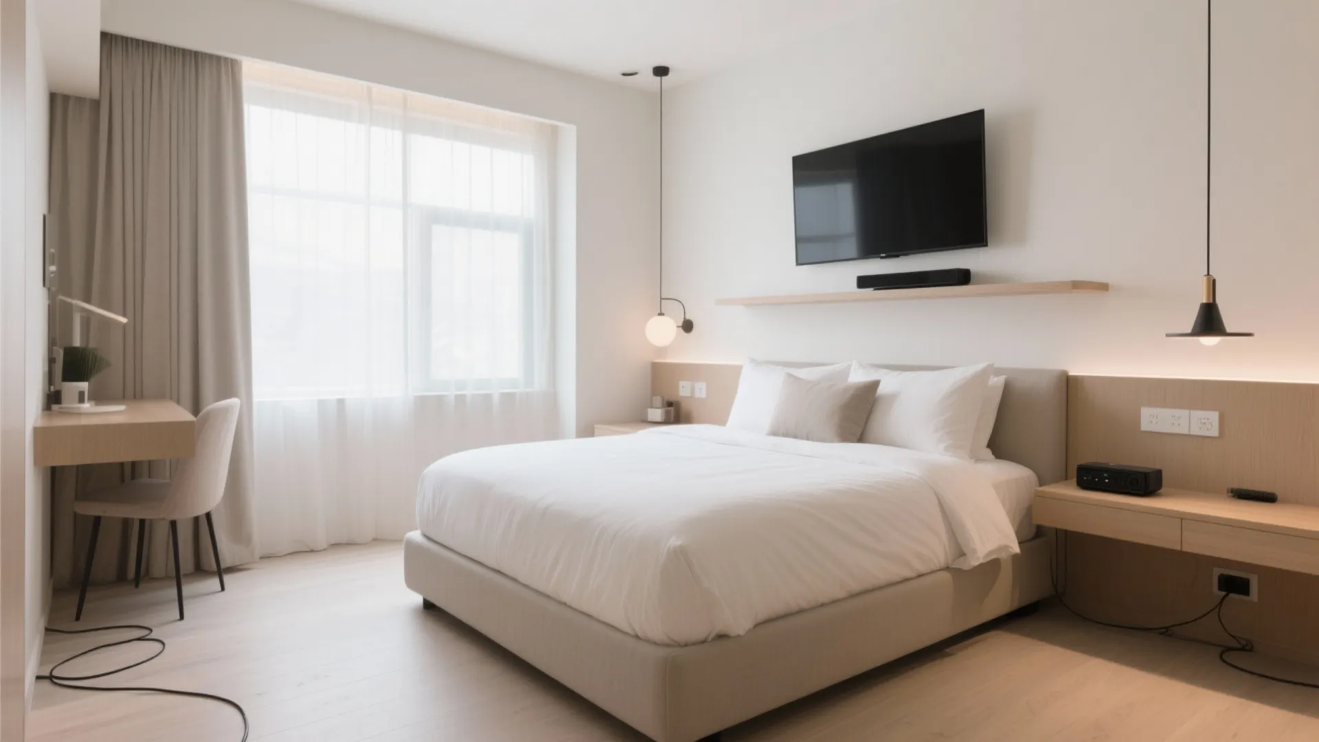 8. Wall-Mounted TV Setup