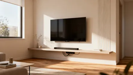 5 TV-on-Wall Living Room Ideas