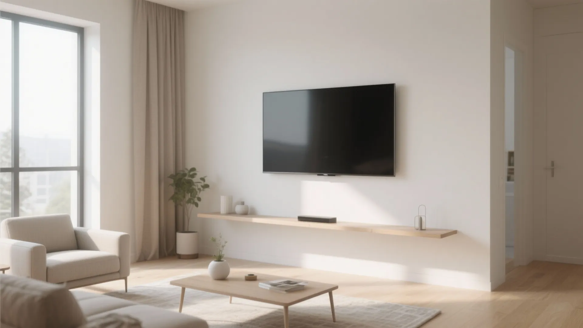 1. Wall-Mounted Minimalism