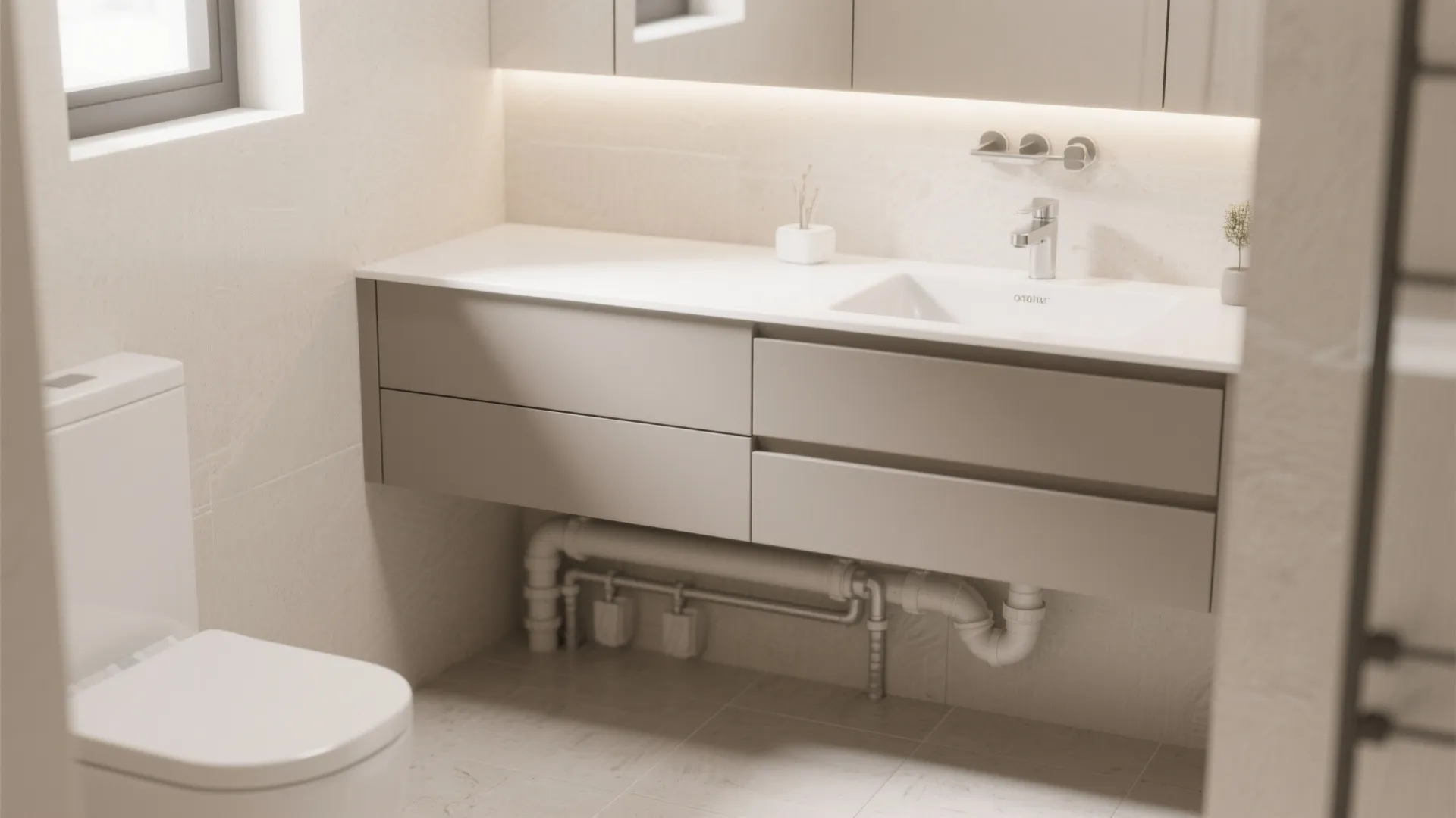 Wall-Mounted Vanities