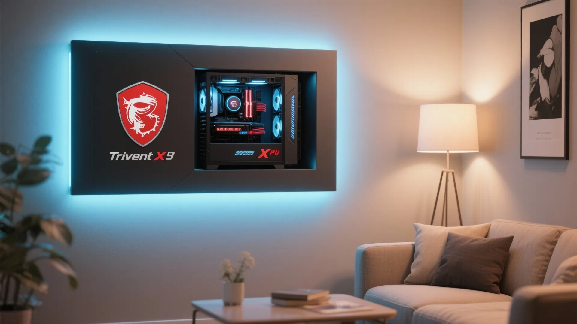 Wall Niche for PC Display