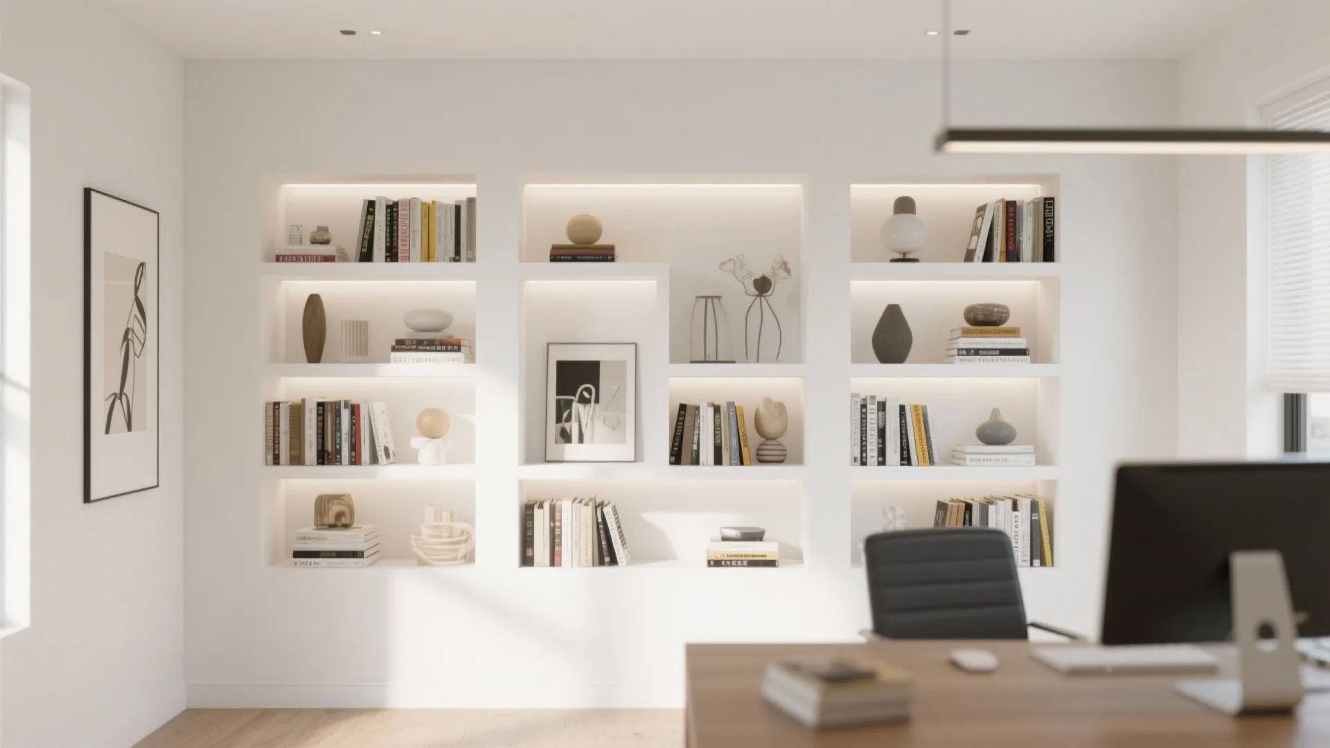 10. Built-In Wall Niche Storage