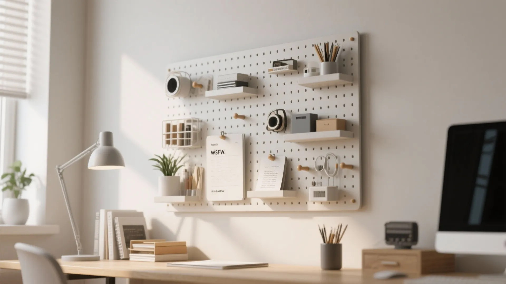 6. Wall-mounted Organizer Board