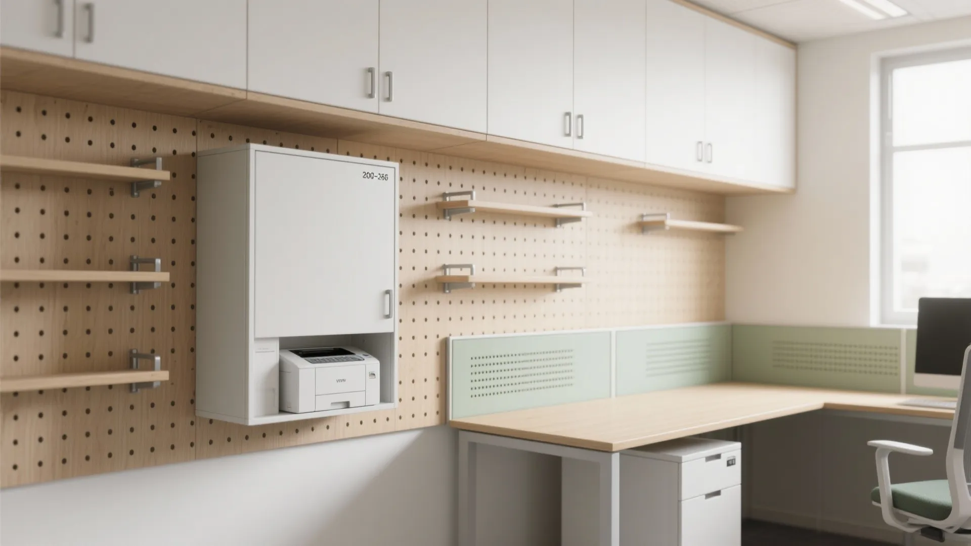 Vertical storage that frees your desk