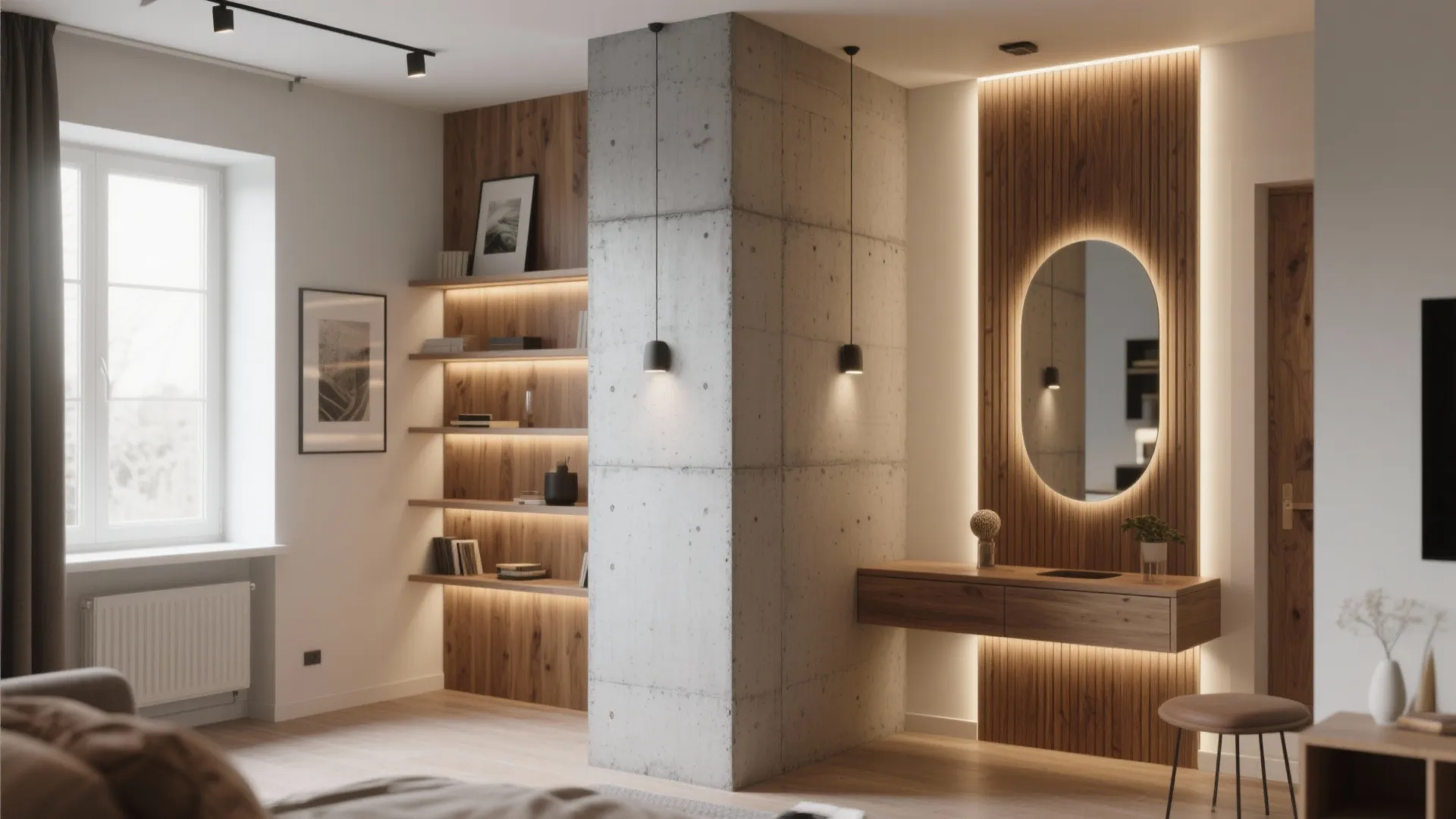 5 Wall Pillar Design Ideas: Wall Pillar Design Inspirations Backed by 10+ Years of Interior Expertise