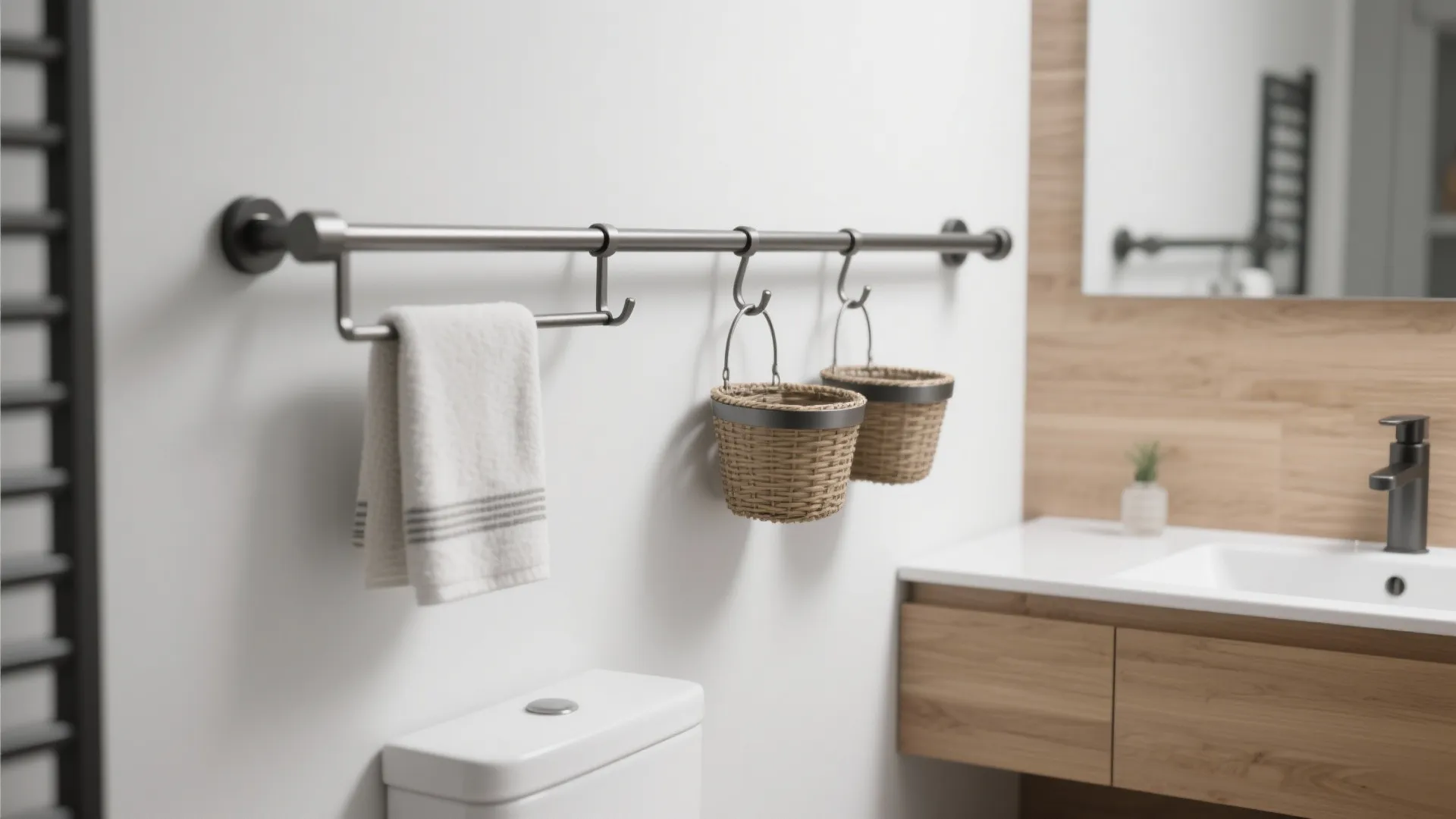 Wall-Mounted Rails and Racks That Work Overtime