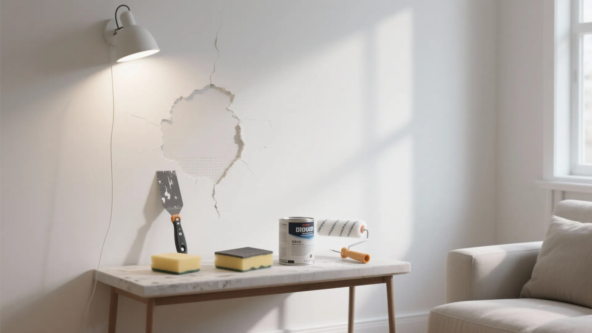 DIY Fix Hole in Wall: Quick & Simple Repair Guide: 1 Minute to Patch Wall Holes—No Experience Needed!