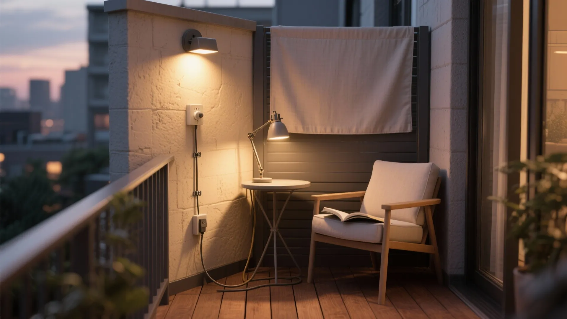 Wall Glow: Plug-In Sconces and Clamped Lamps