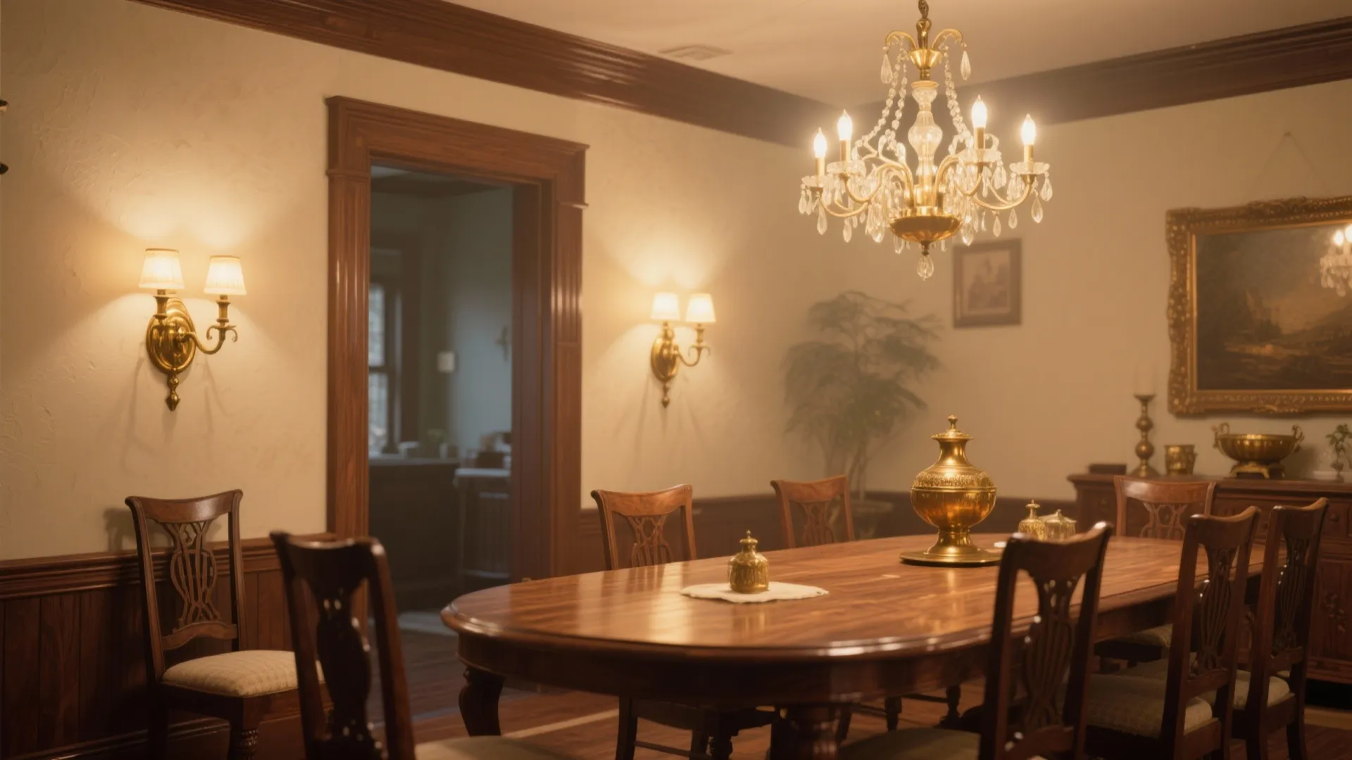 Layered Lighting with Wall Sconces