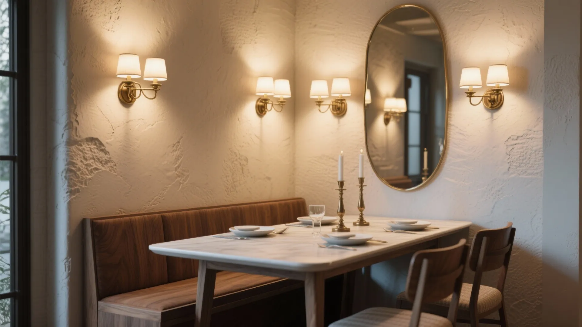 Wall Sconces to Free Table Space