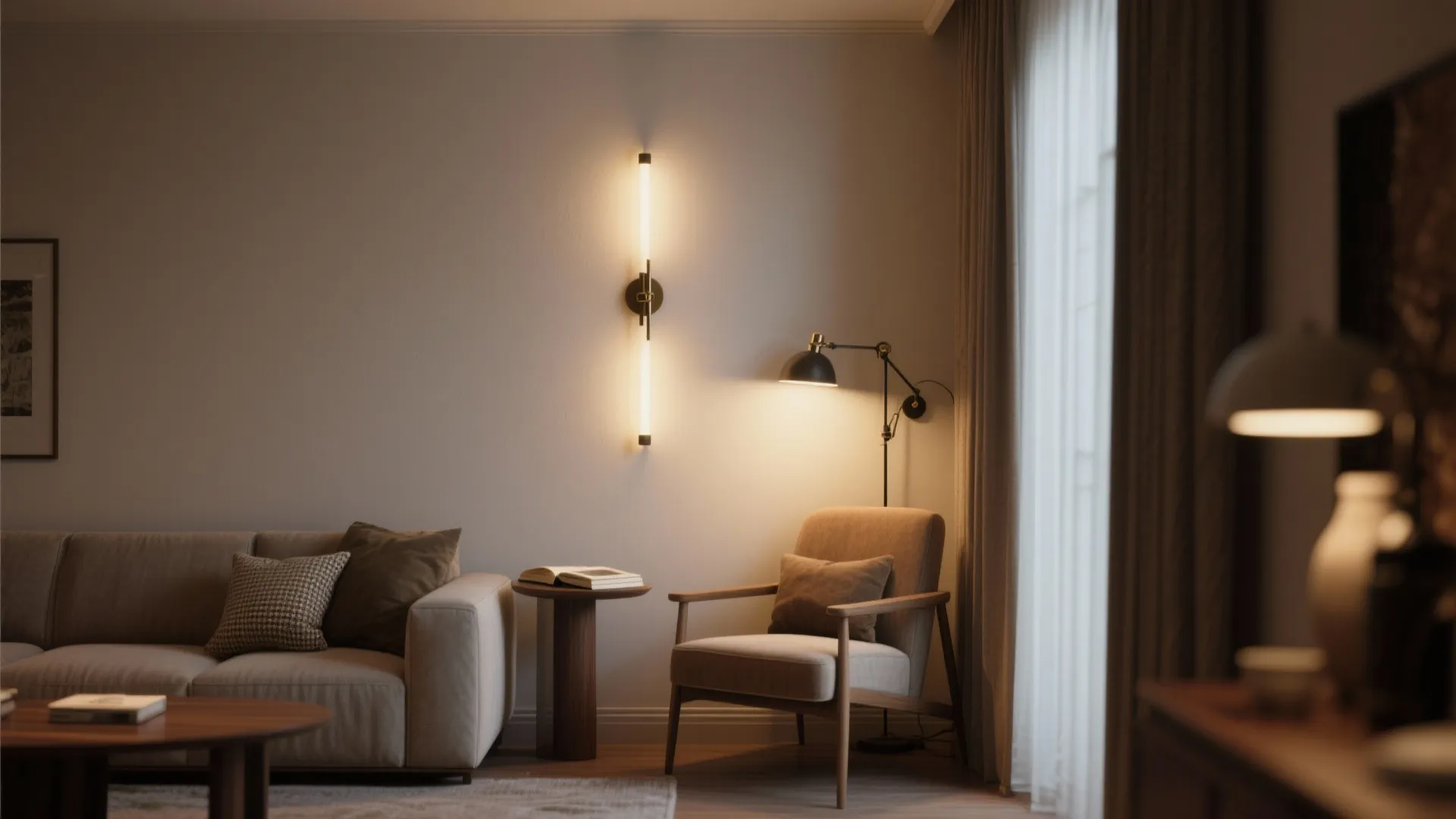 4. Wall sconces to free up surfaces