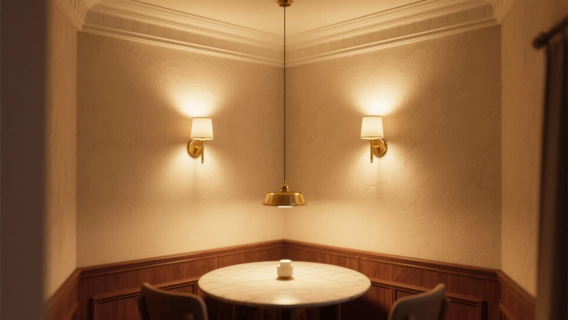 4. Wall sconces and uplighting to lift the ceiling