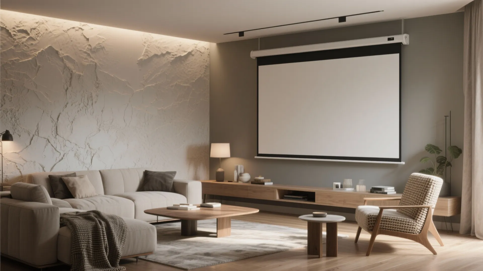 3. Make the wall a multi-purpose screen