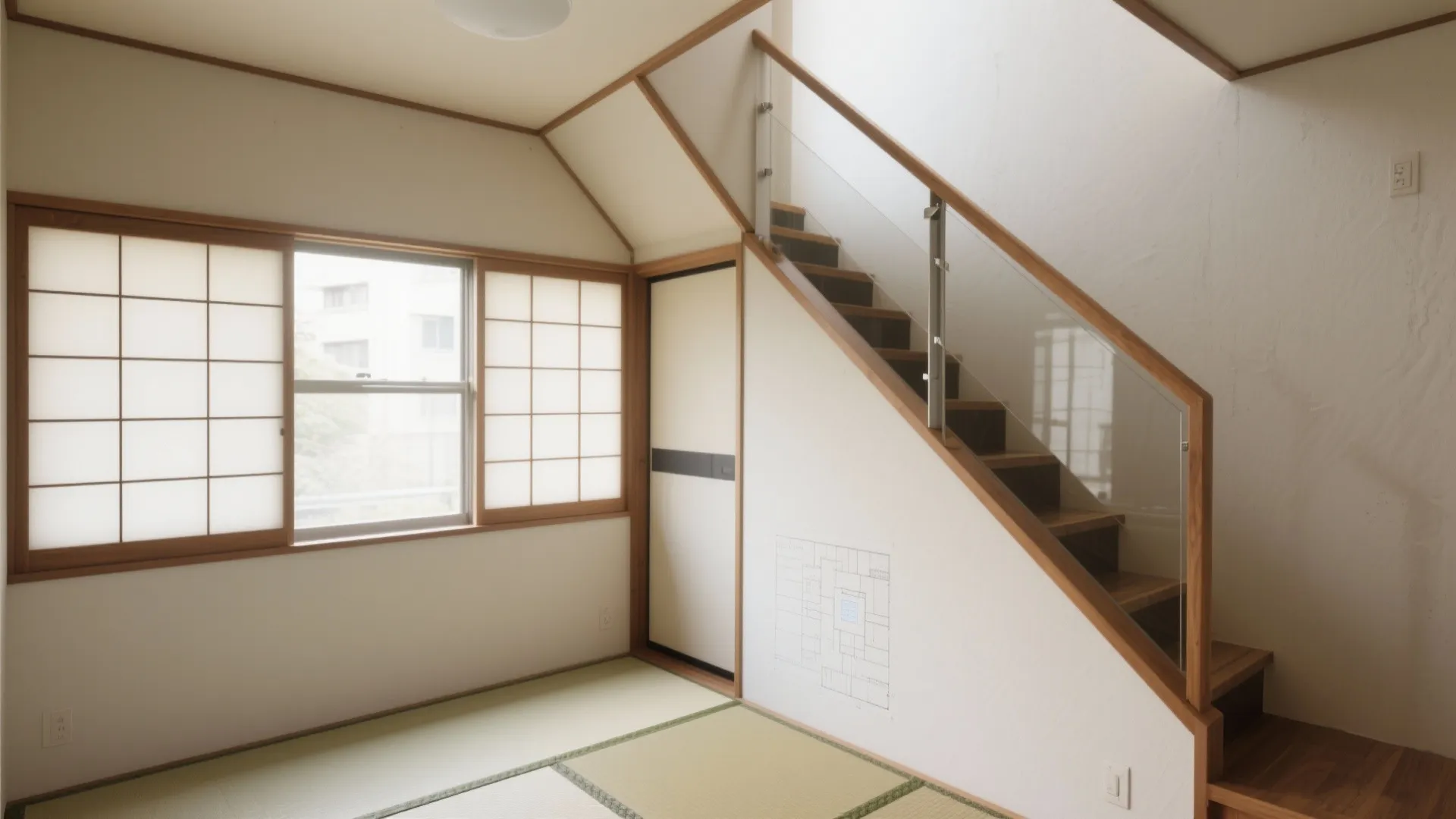 Tips 5: 階段を“壁際スイング”配置にして夜間の安全性を高める（動線計画）