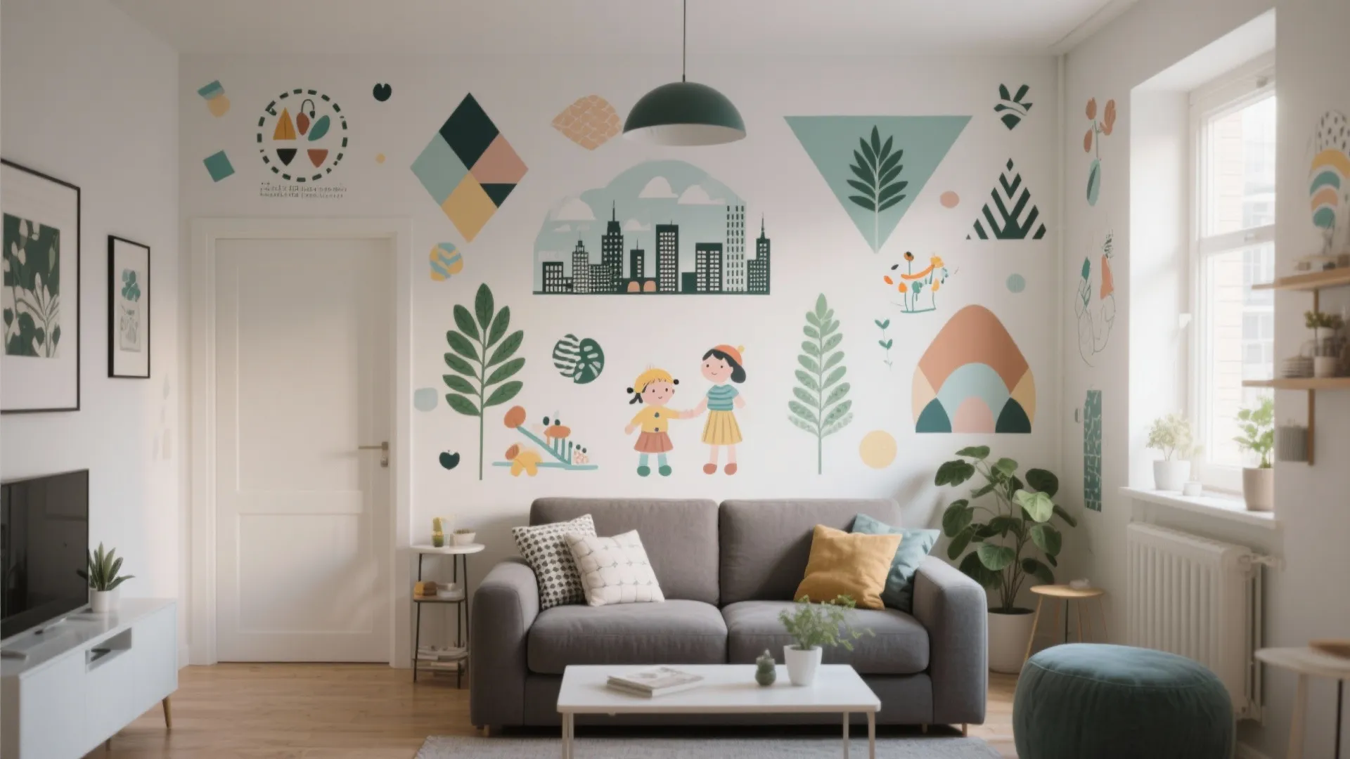 5 Wall Painting Design Sticker Ideas: Creative Ways to Use Wall Painting Stickers for Small Spaces