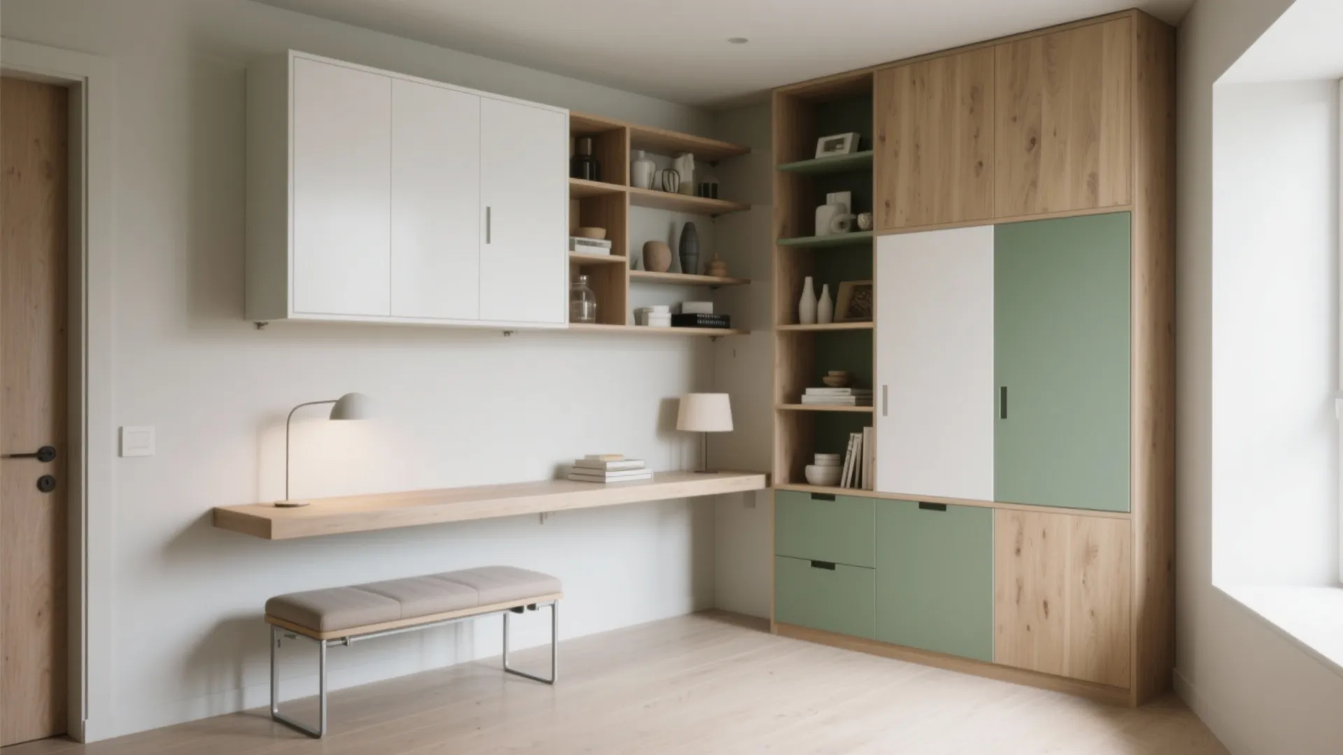 3. Wall-mounted solutions and slim storage