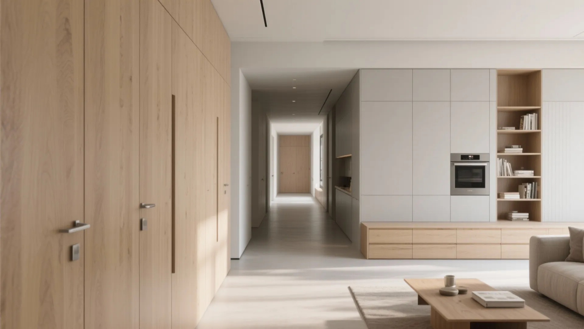 Wall-to-Wall Storage That Disappears