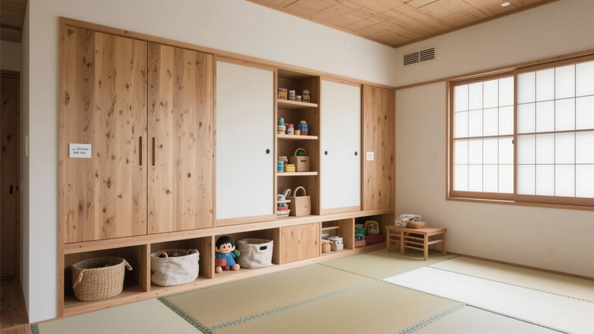 Tips 2: 収納は“面”で考える―3LDKの収納技巧を一体化