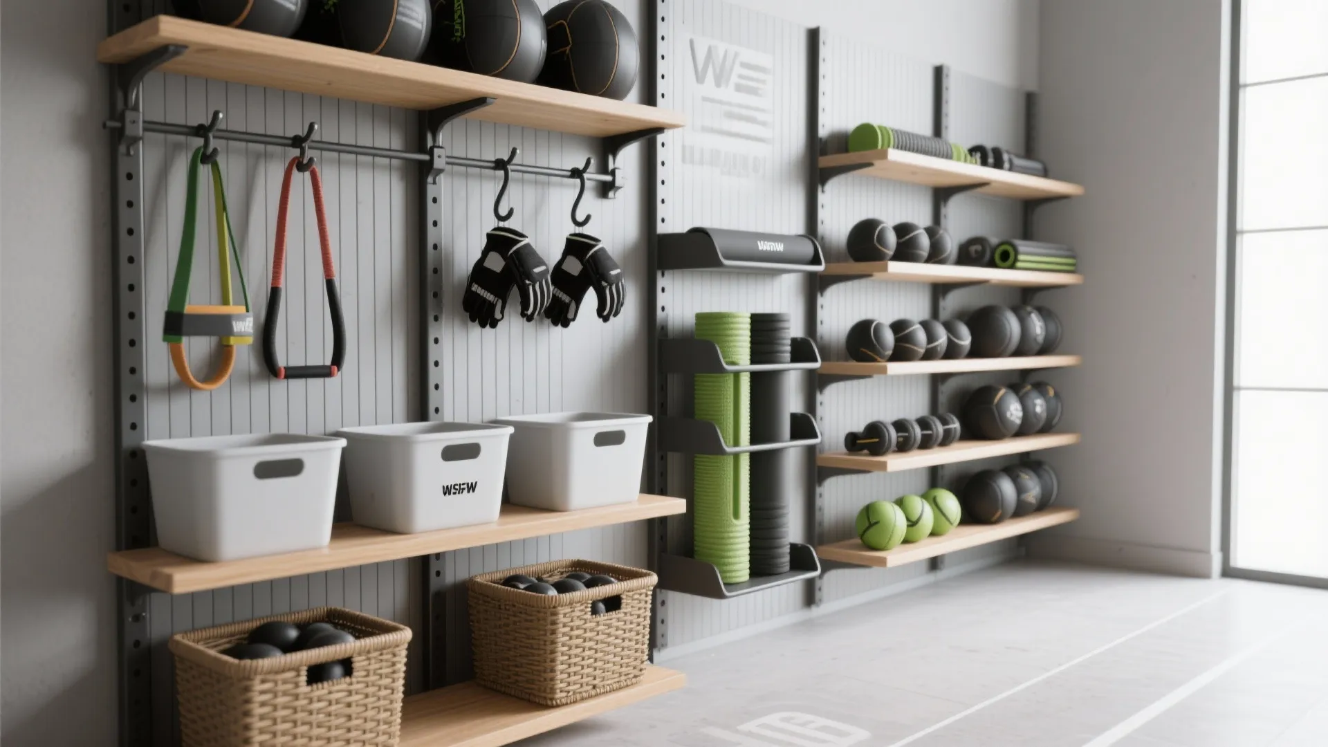 Idea 2: Wall storage that behaves better than a closet