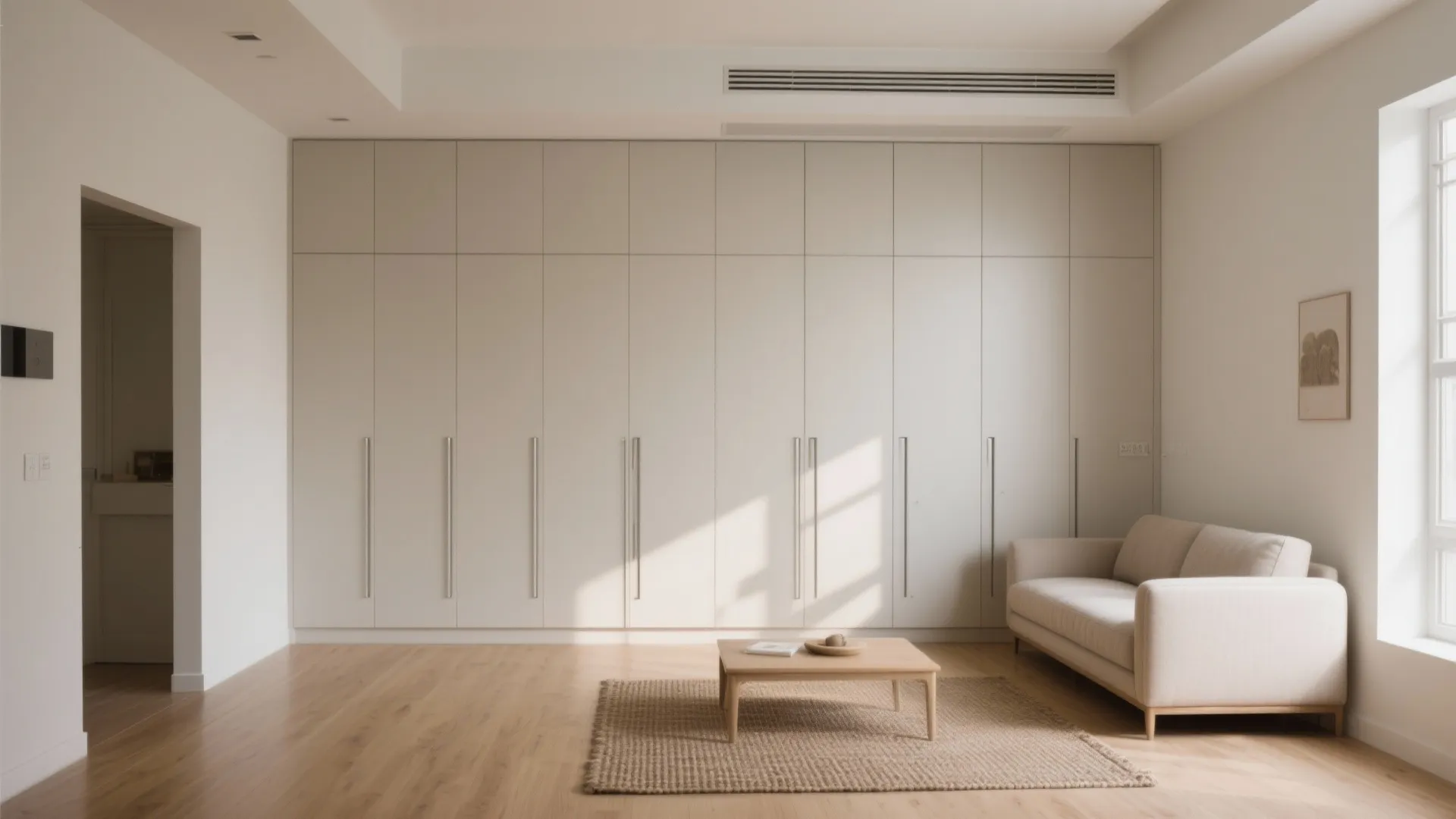 Minimalist Storage That Disappears Into the Walls