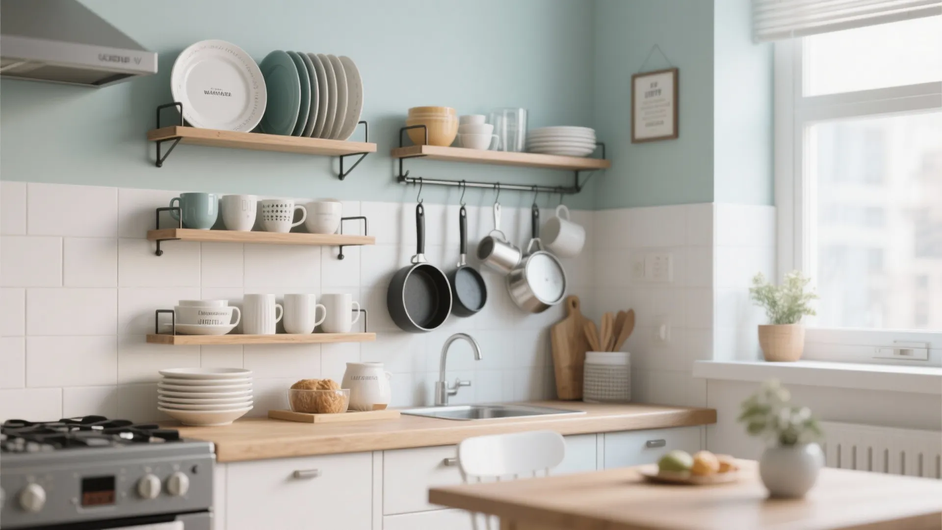 6. Wall-Mounted Storage Racks