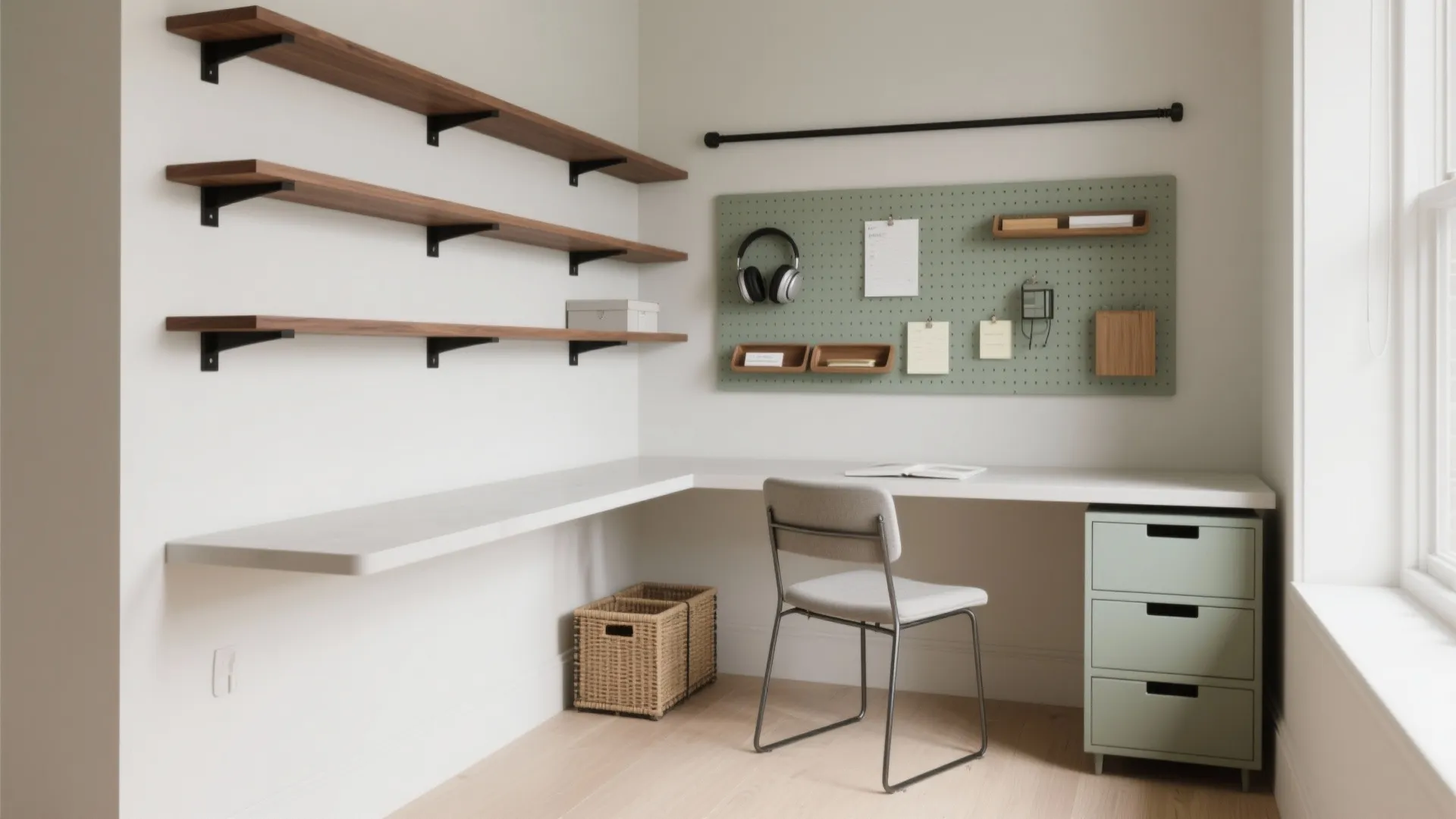 Minimalist Wall Storage That Frees the Floor