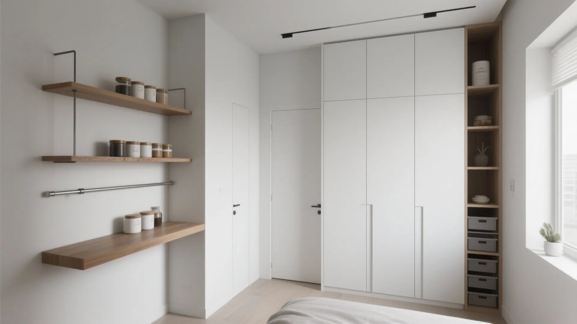Minimalist Wall Storage in One Clean Line