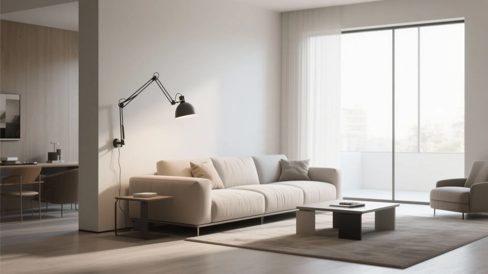 8. Wall-Mounted Swing Lamps