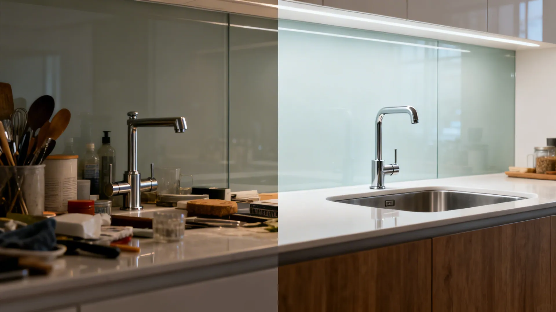 Why wall taps shine in small kitchens