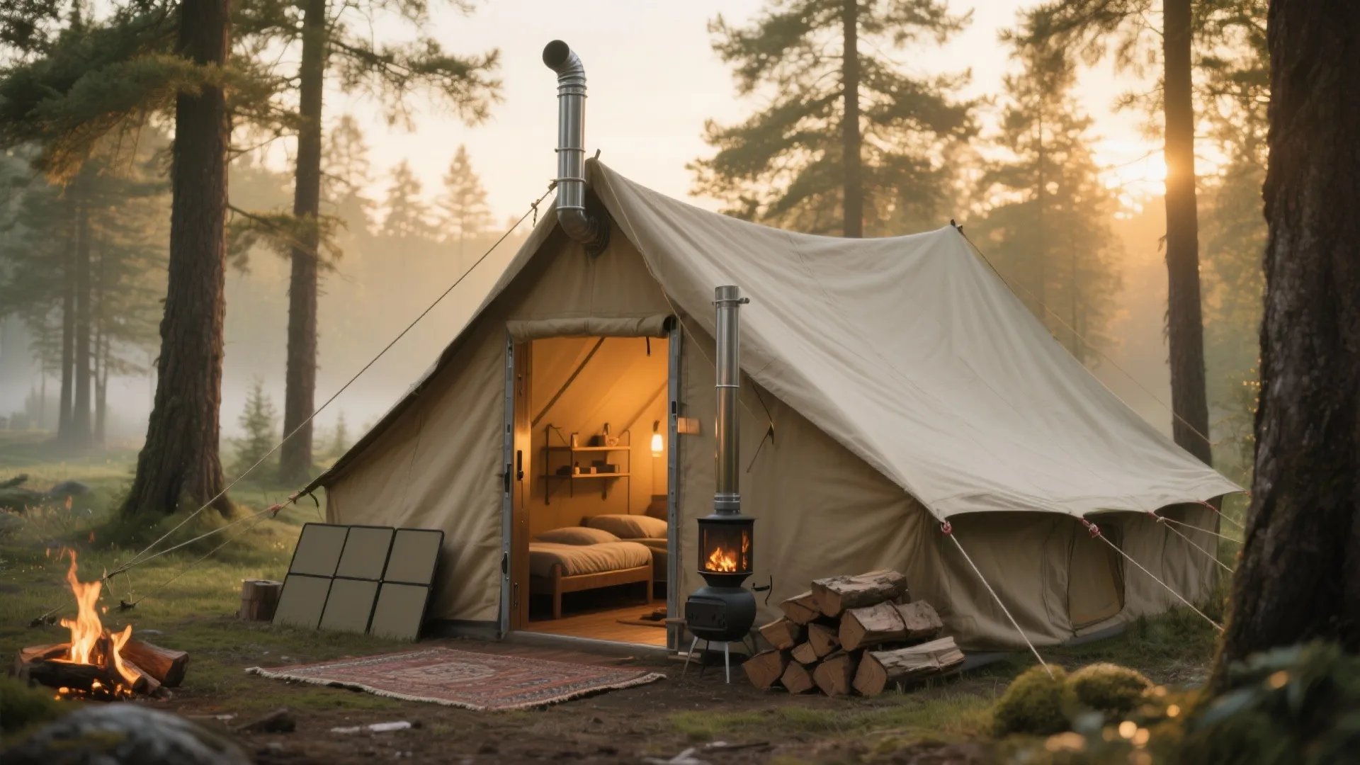 DIY Wall Tent: Build Your Own Adventure Shelter Easily: Fast-Track Guide to Creating a Custom Wall Tent in Minutes