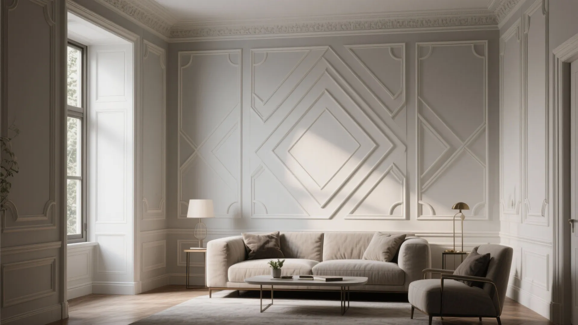 9. Wall-to-Ceiling Frame Continuation