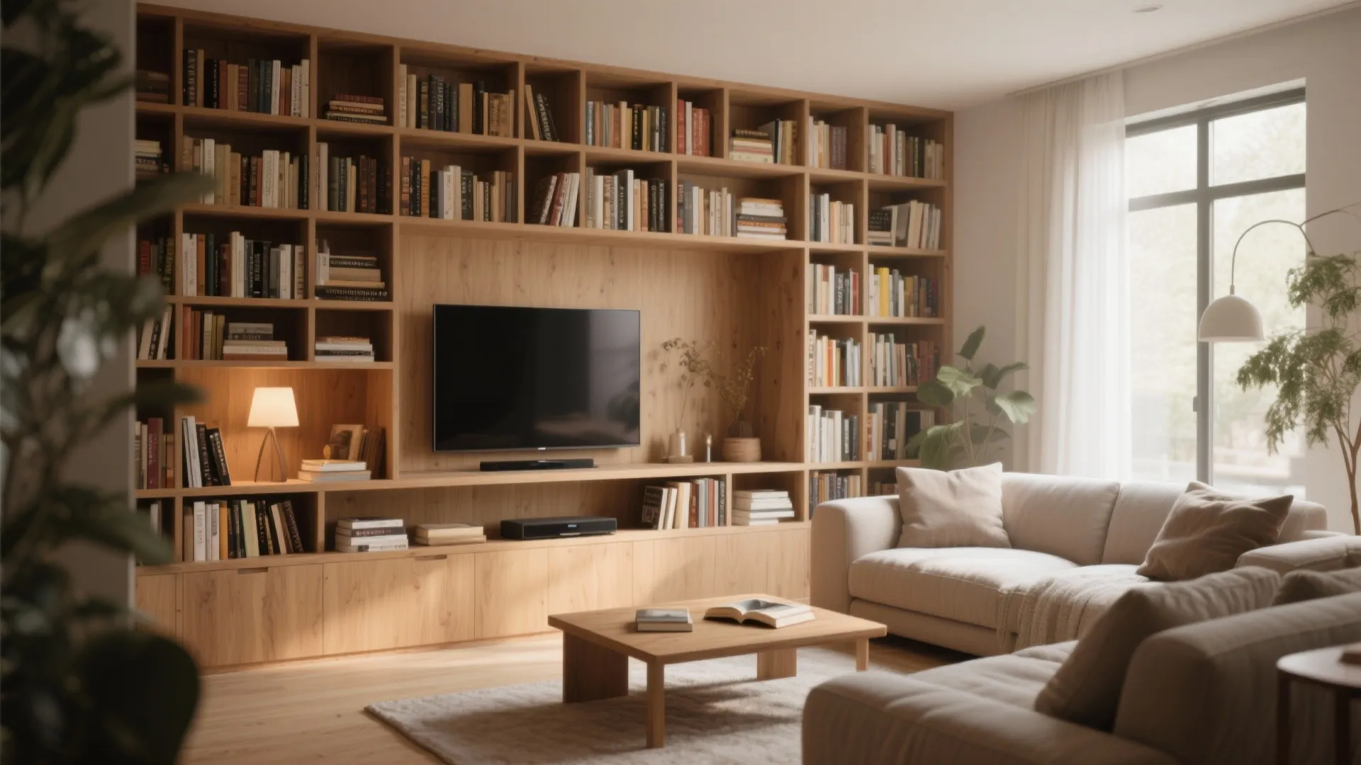 Wall-to-Wall Bookshelves
