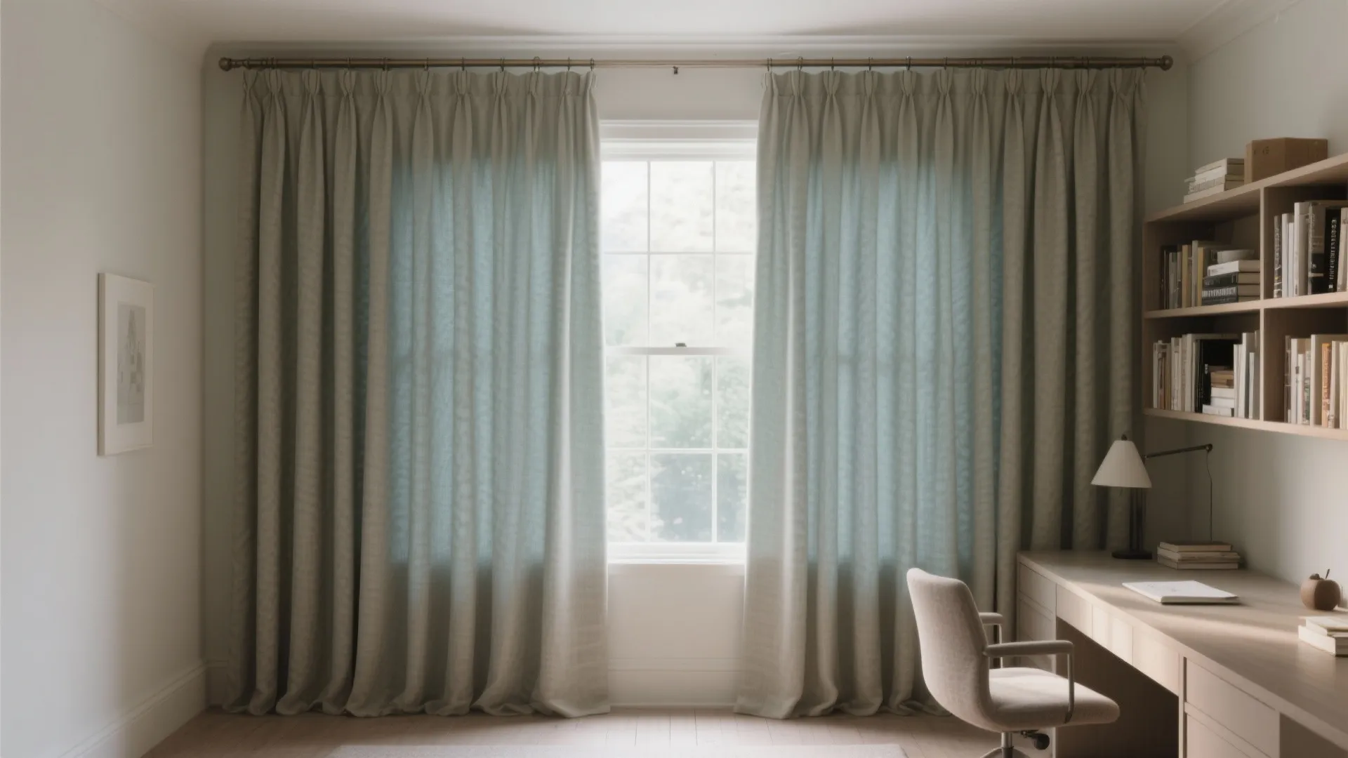 Go wall-to-wall, ceiling-to-floor for calm and acoustics