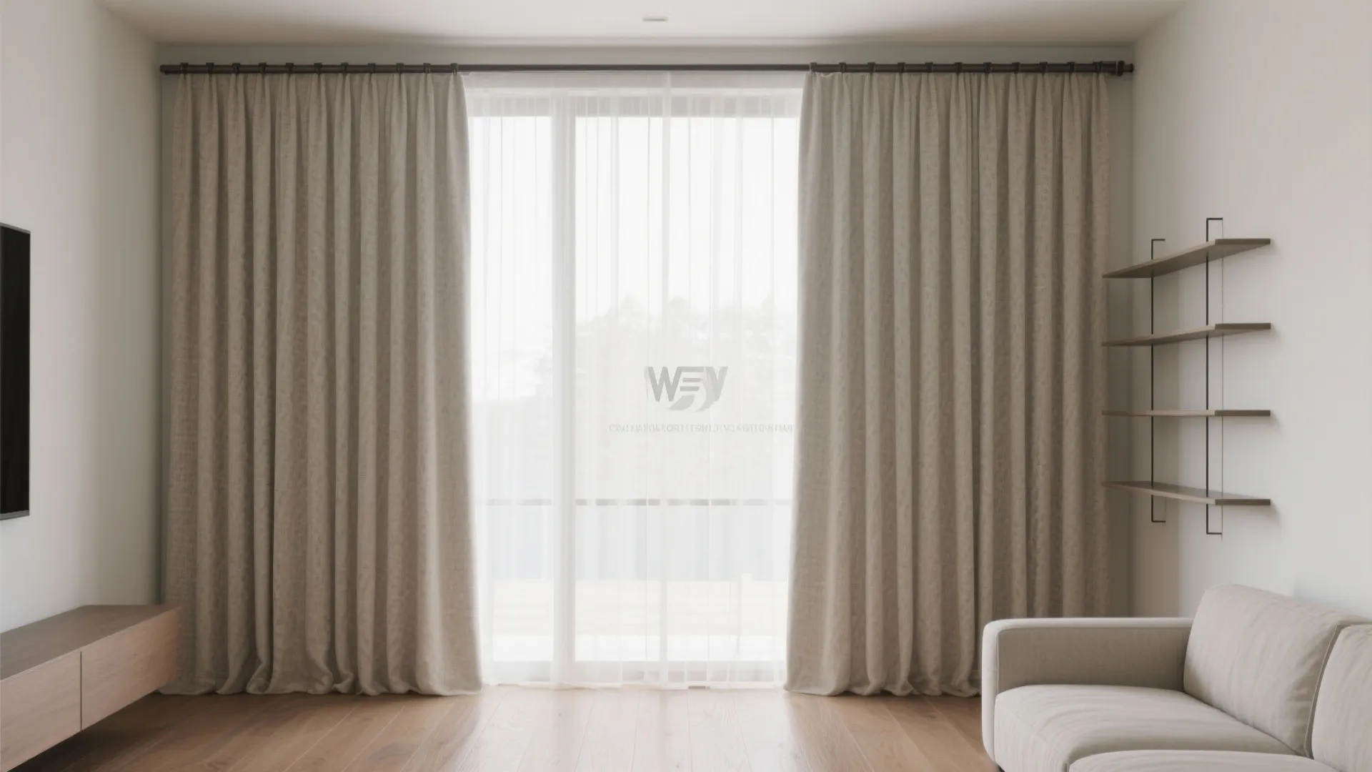 3) Wall-to-Wall, Floor-to-Ceiling Panels