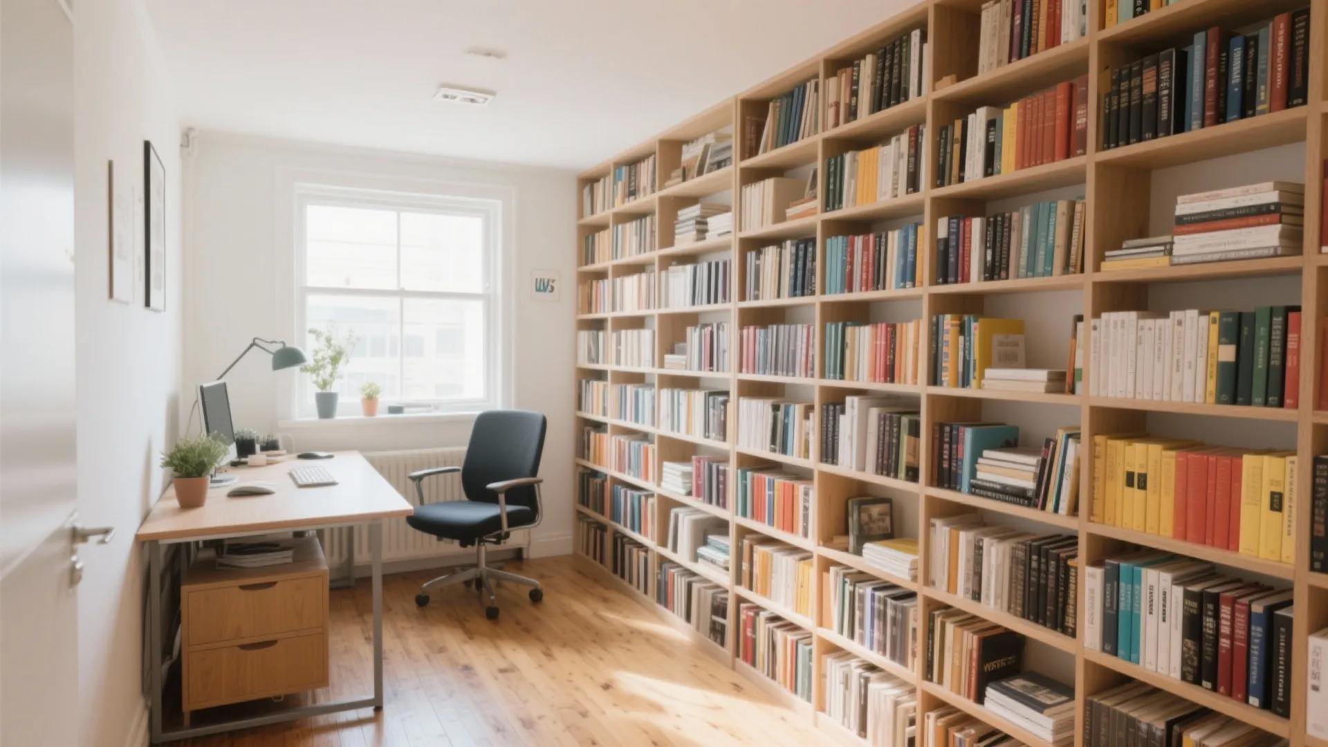 9. Wall-to-Wall Open Shelving