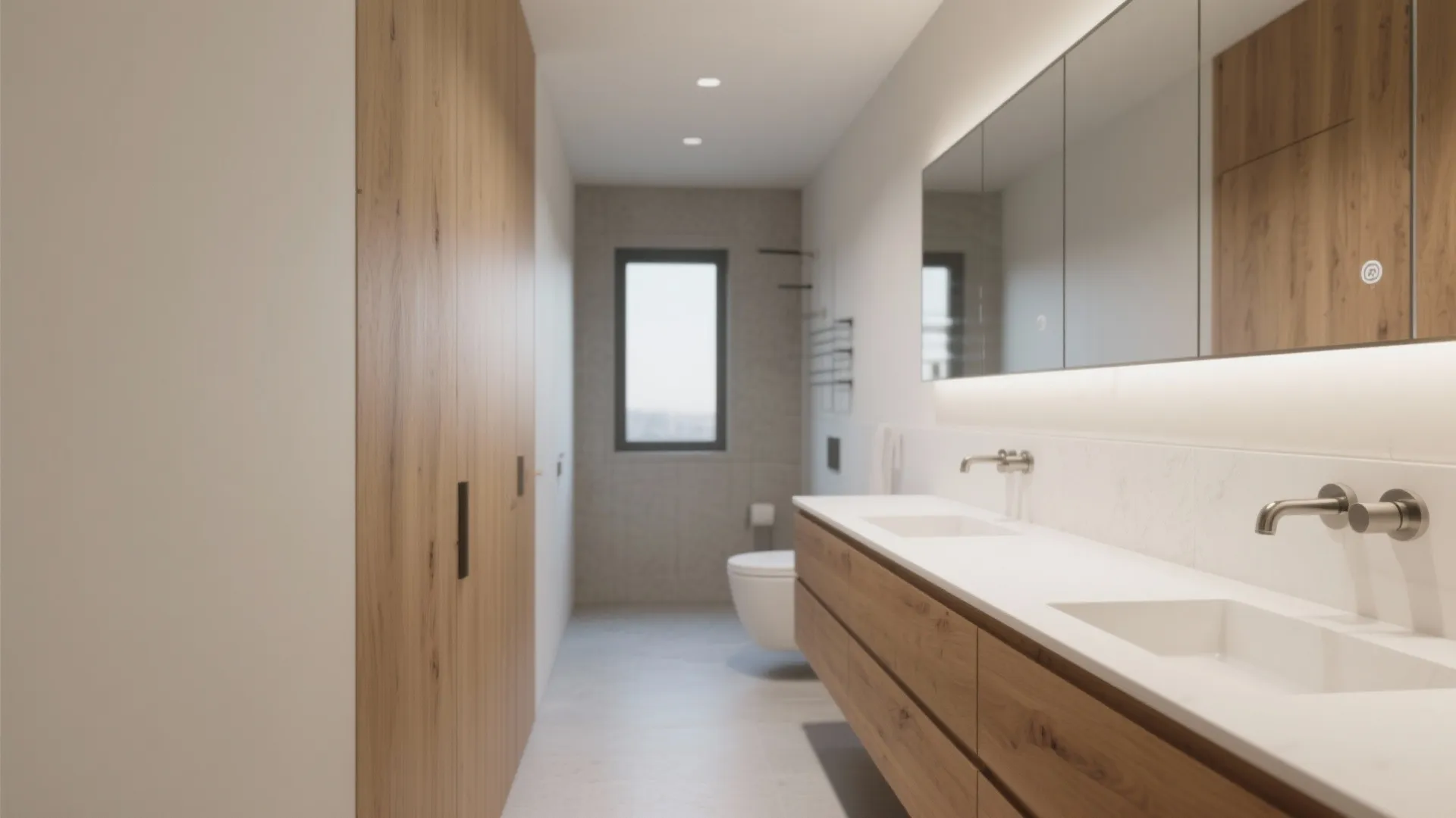 1. Go Wall-to-Wall with the Vanity