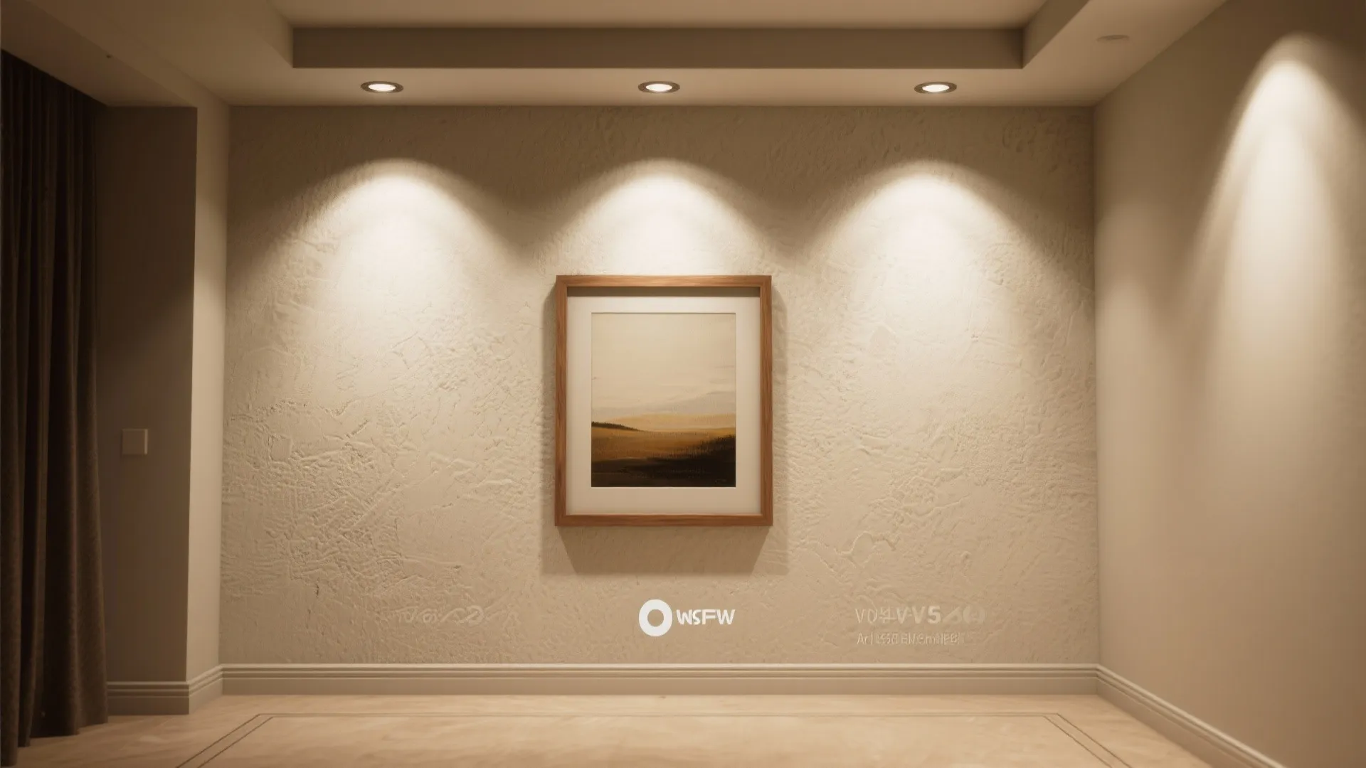 1. Classic Wall Wash for Artwork