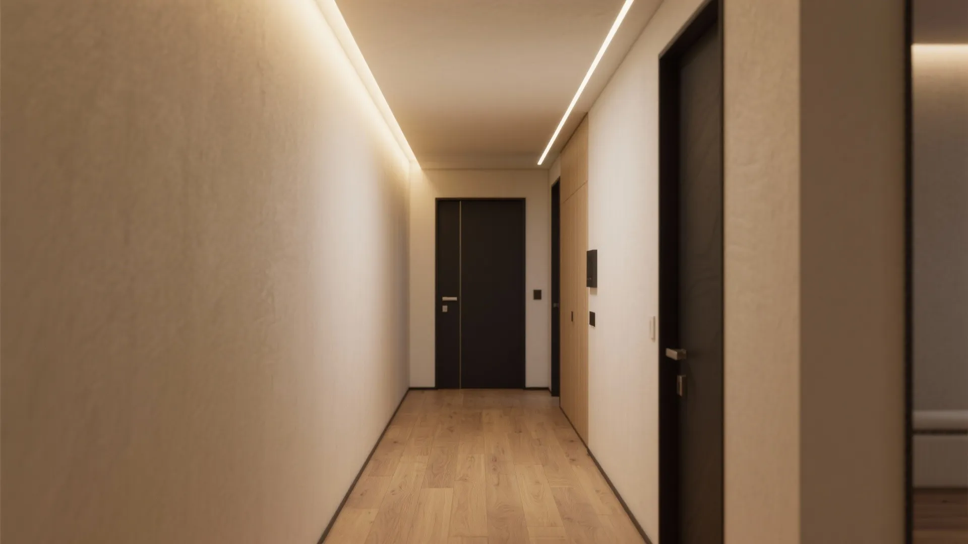 Soft Wall Washing with Recessed LED Strips